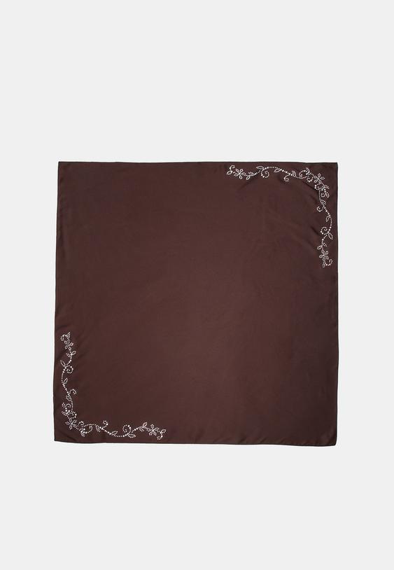 foulard con dettagli bits