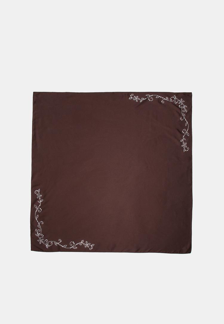 Stradivarius Batistă Cu Detalii Maro Os