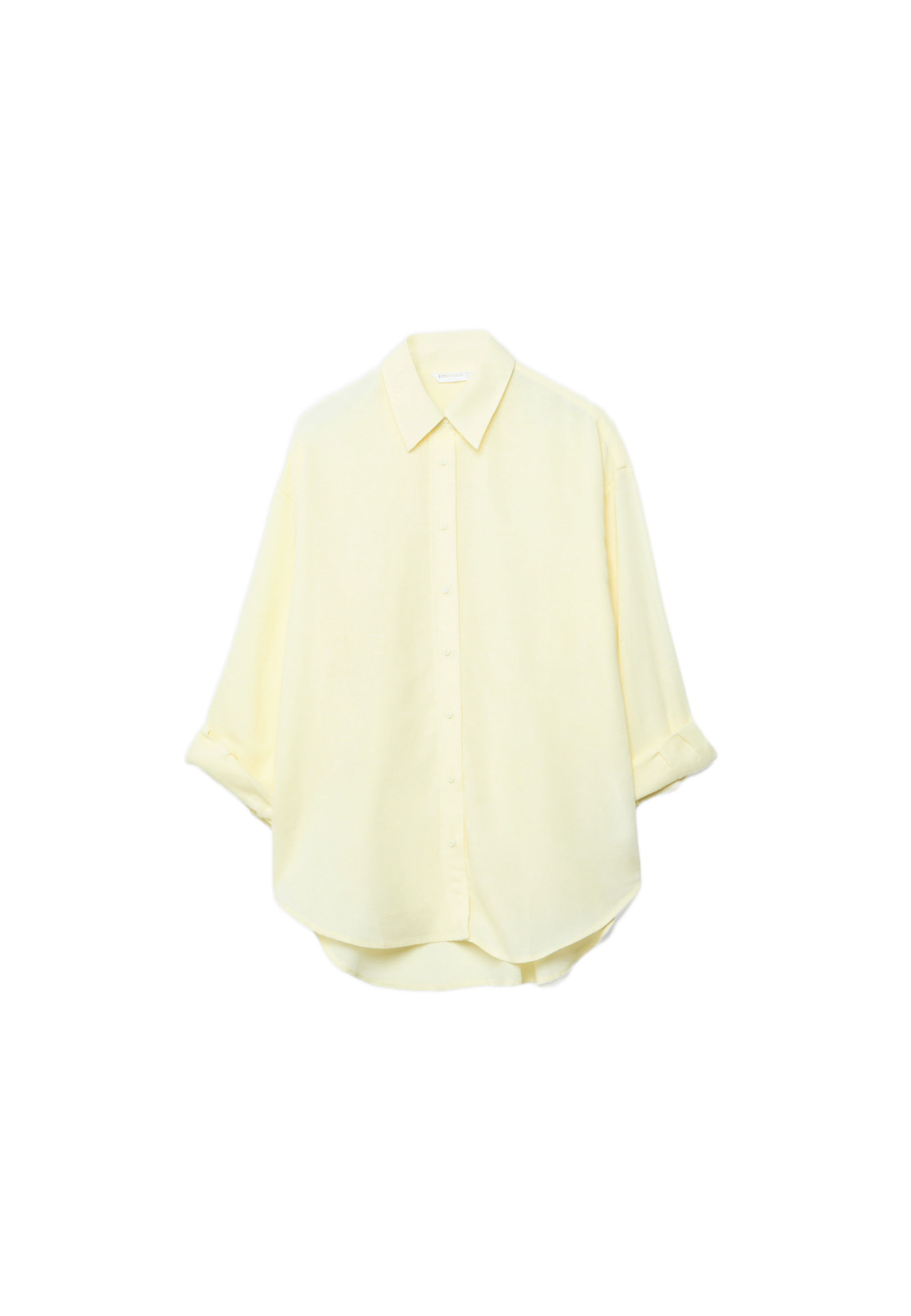 Keten etkili dökümlü gömlek