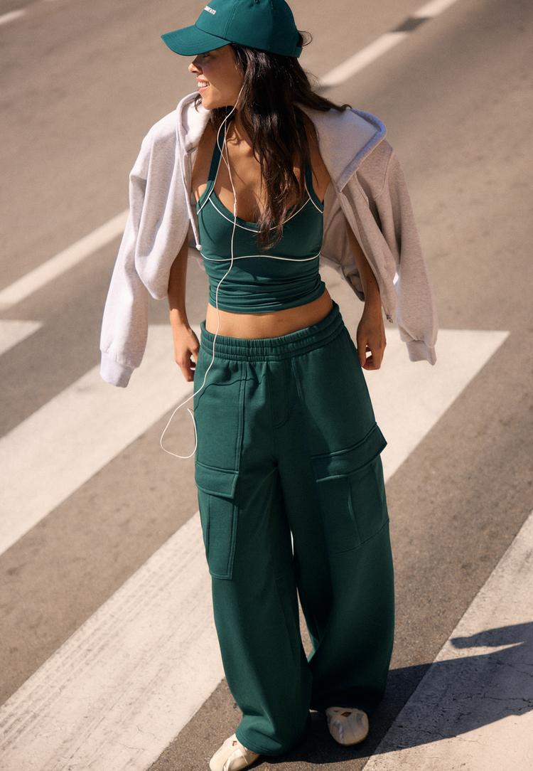 Cargo jogger trousers — Khaki