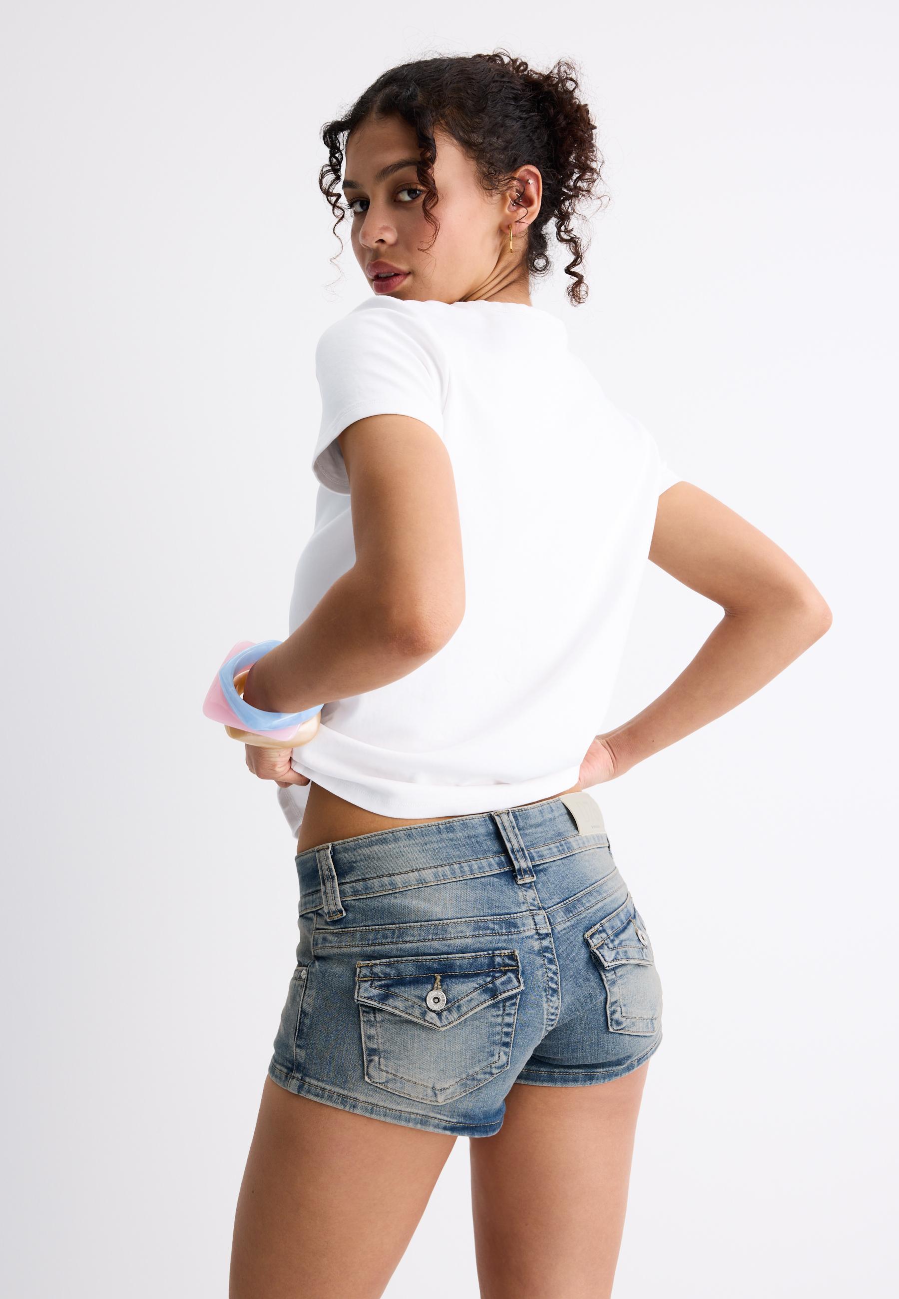 Basic regular yumuşak dokulu t-shirt - Görsel 5