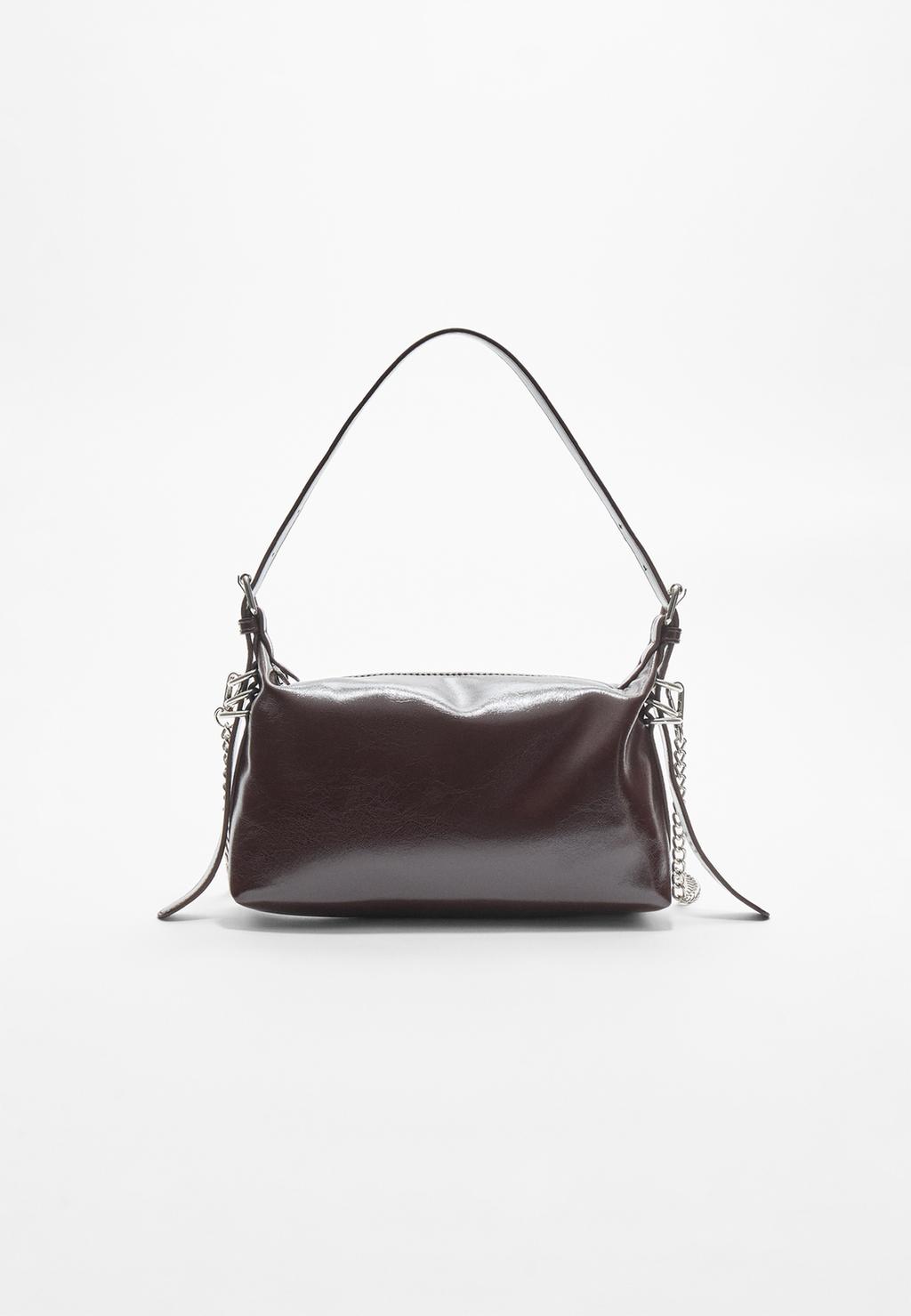 Shoulder bag with strap detail