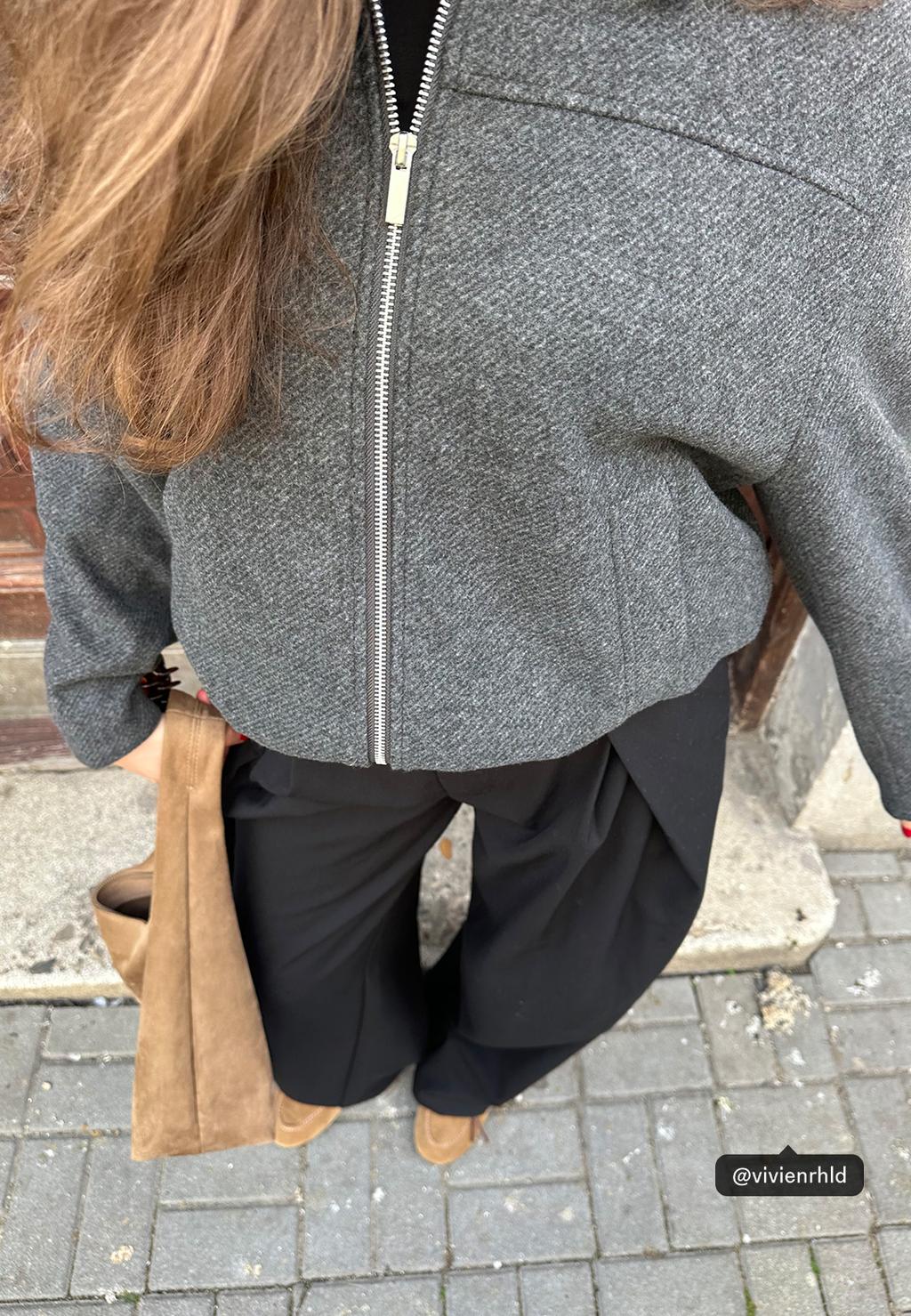 Cazadora bomber tacto suave