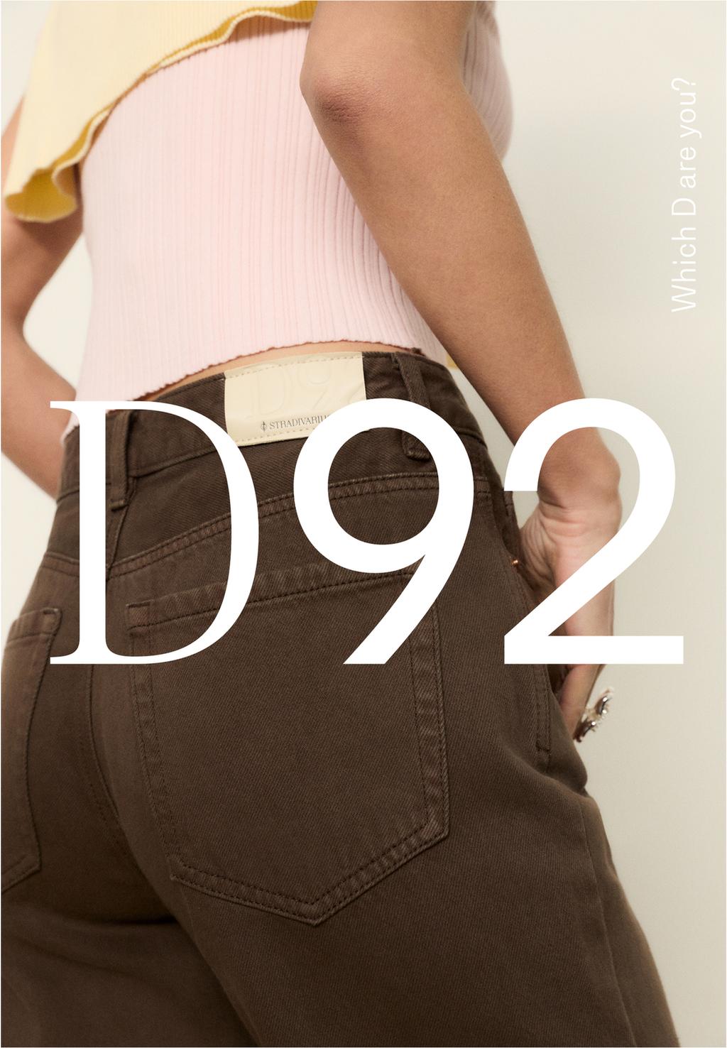 D92 Jeans straight fit wide leg