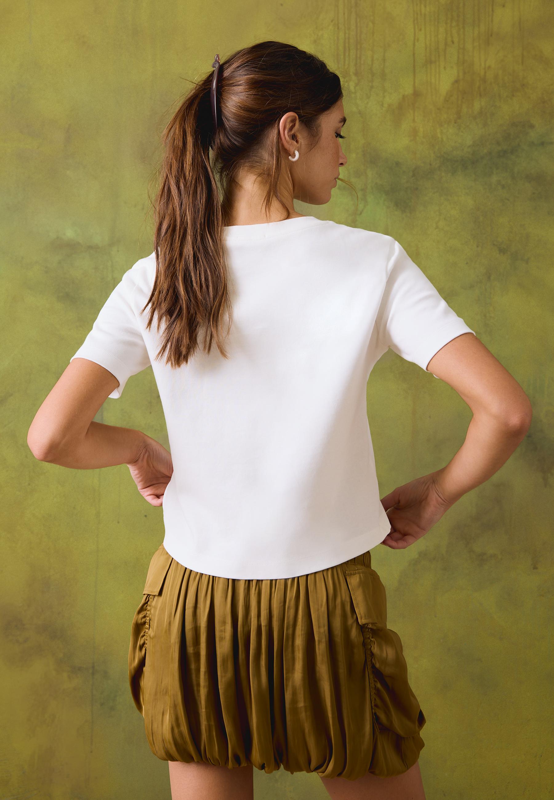 Basic regular fit kalın tişört - Görsel 23