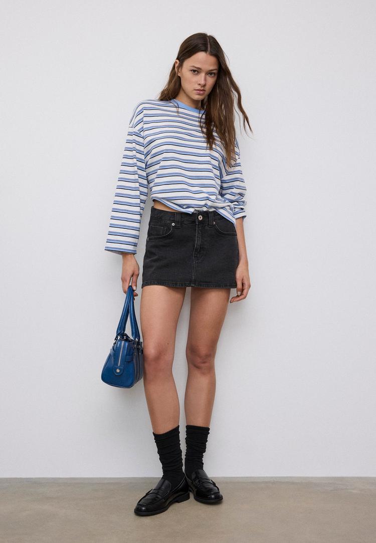d62 jupe short en denim