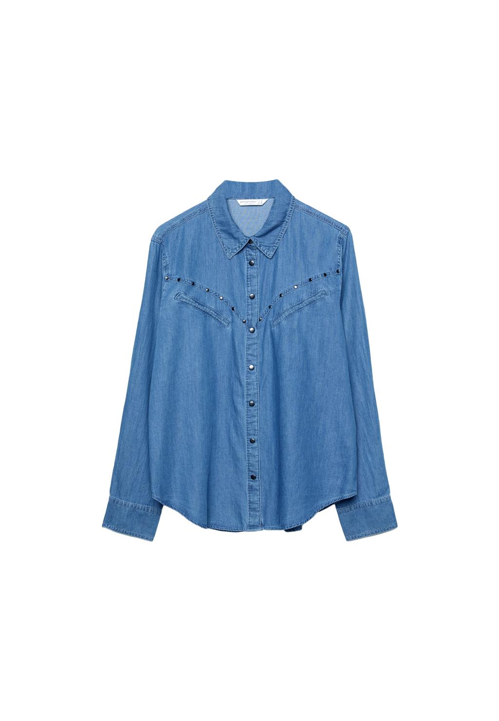 Chemise en jean clous