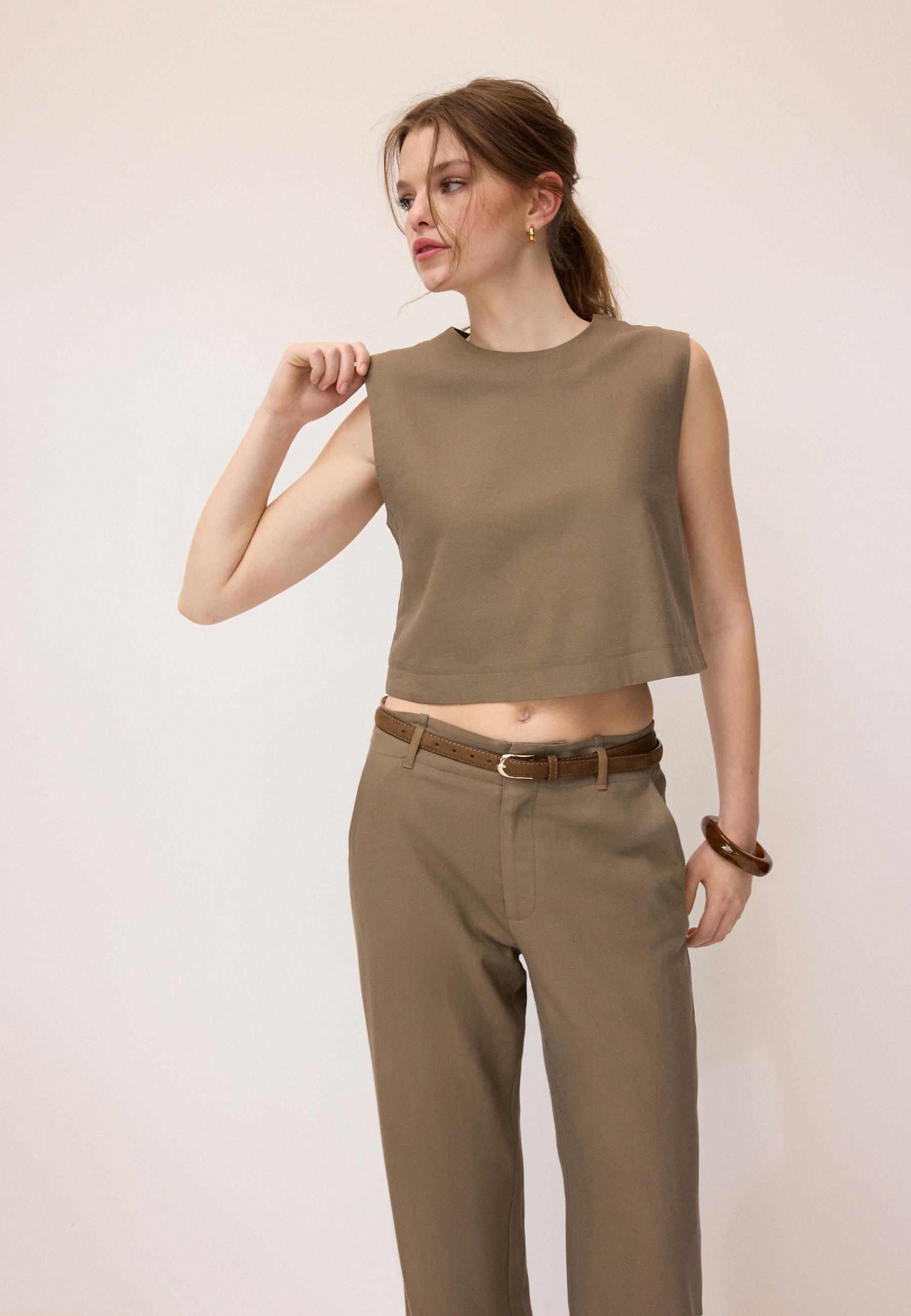 Keten görünümlü çapraz askılı top - Görsel 2