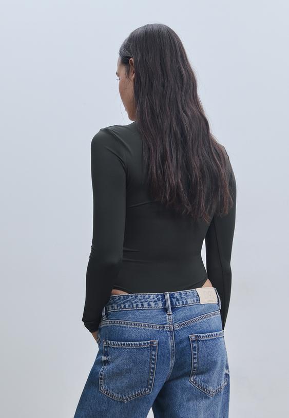 body lange mouw polyamide