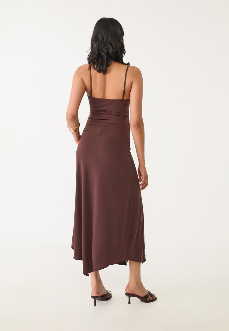 vestido largo encaje