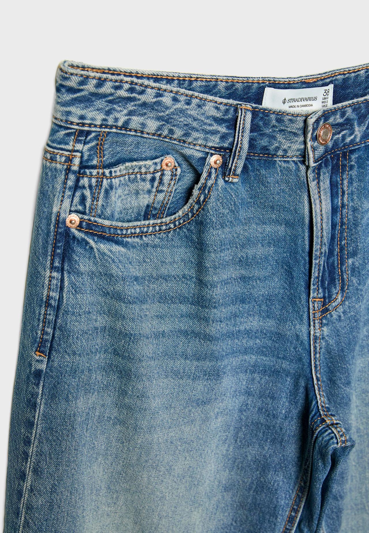 D91 low-rise wide-leg jeans — MEDIUM DENIM WASH