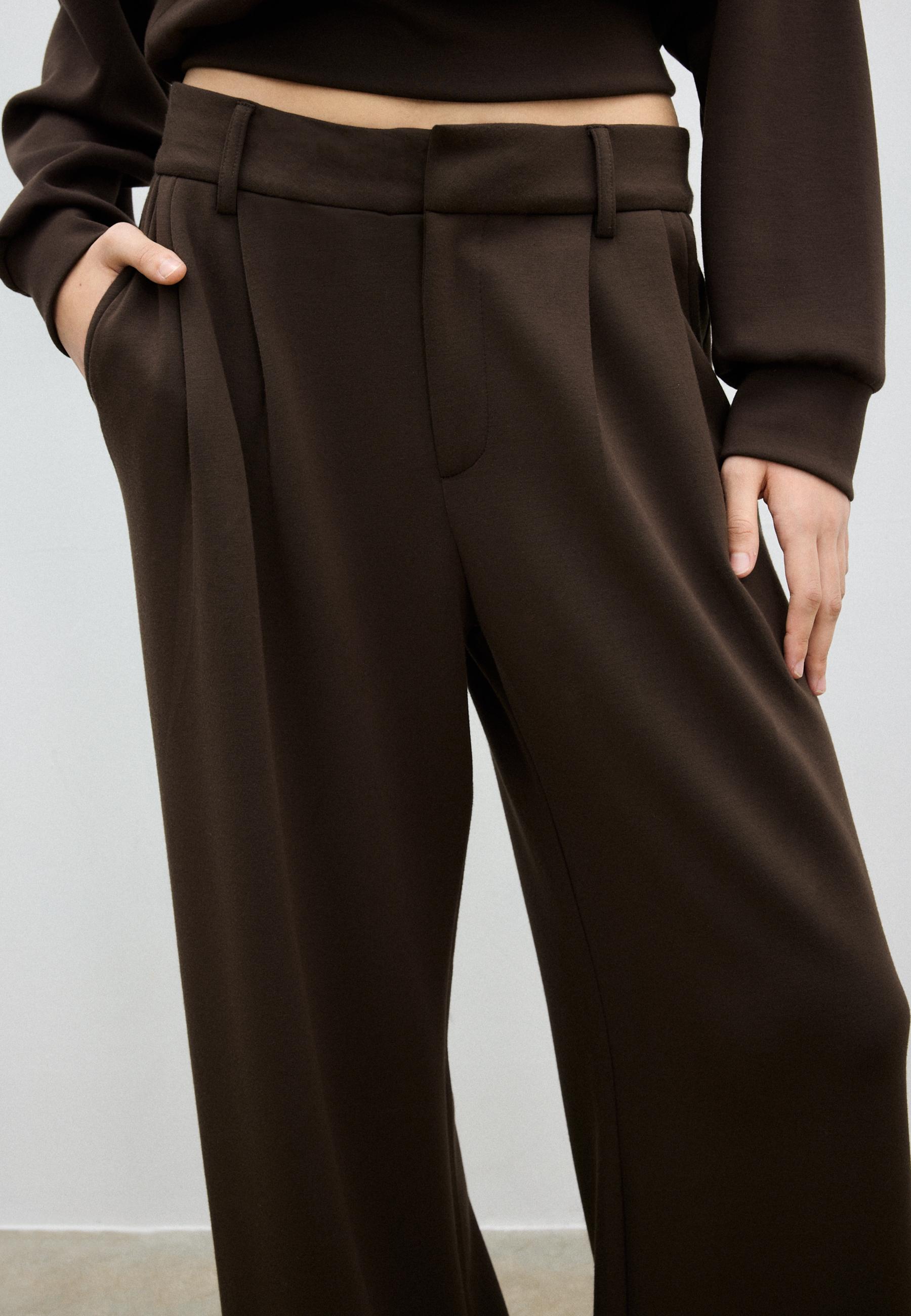 Stradivarius Yumuşak dokulu kumaş pantolon görsel 5