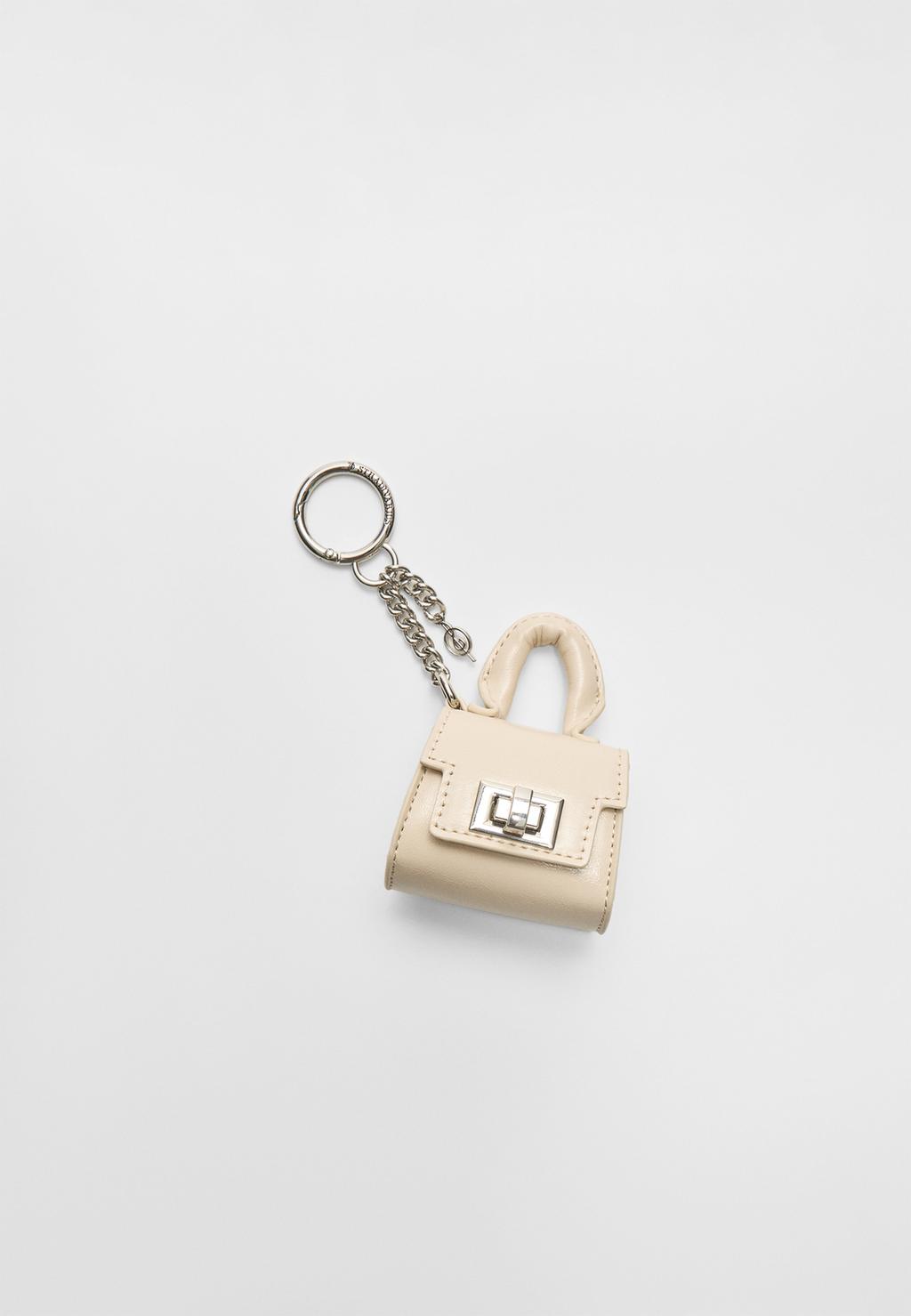 Mini handbag key ring