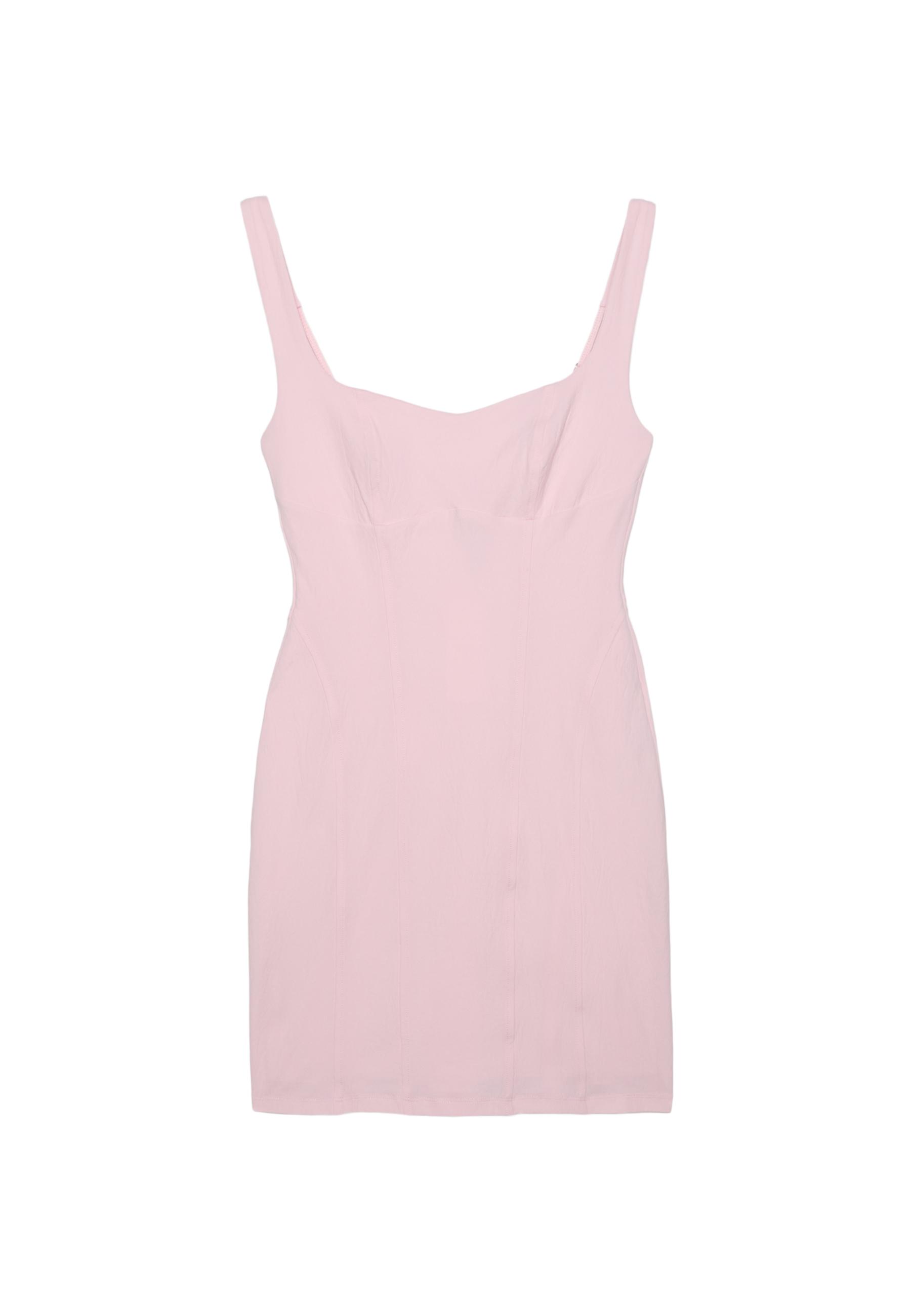 Short bodice dress — Pastel pink