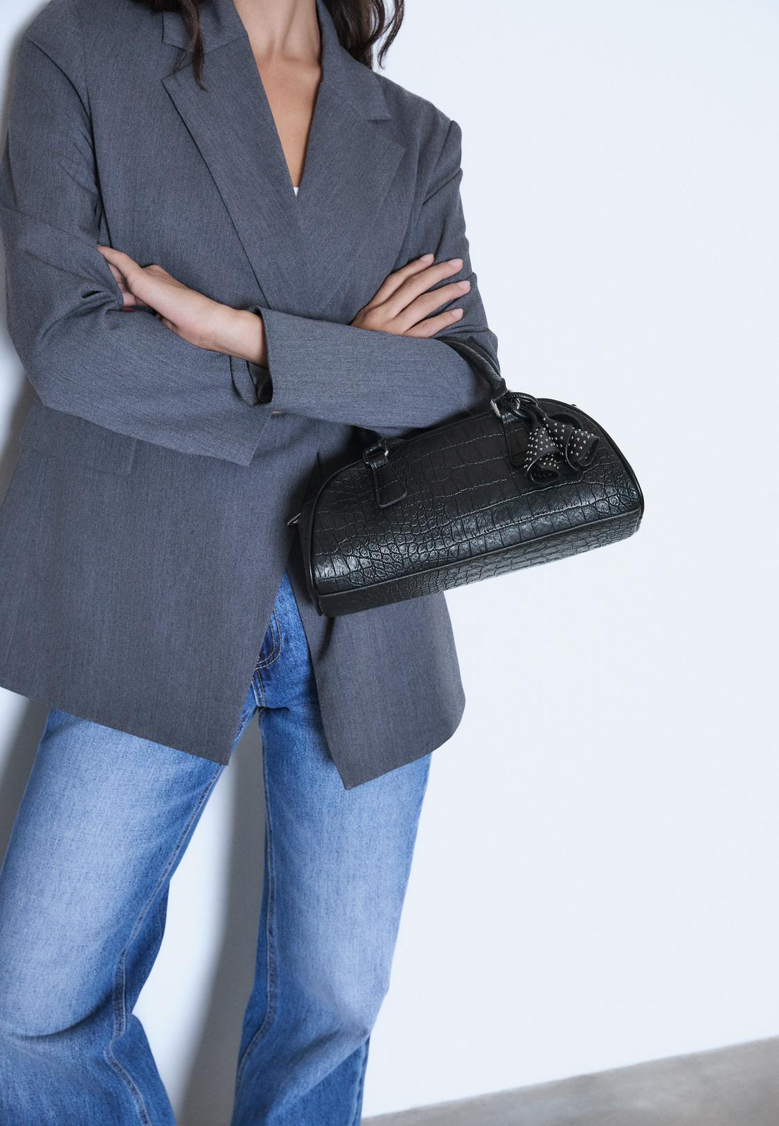 Sac bowling détail fleur Mode femme Stradivarius Switzerland