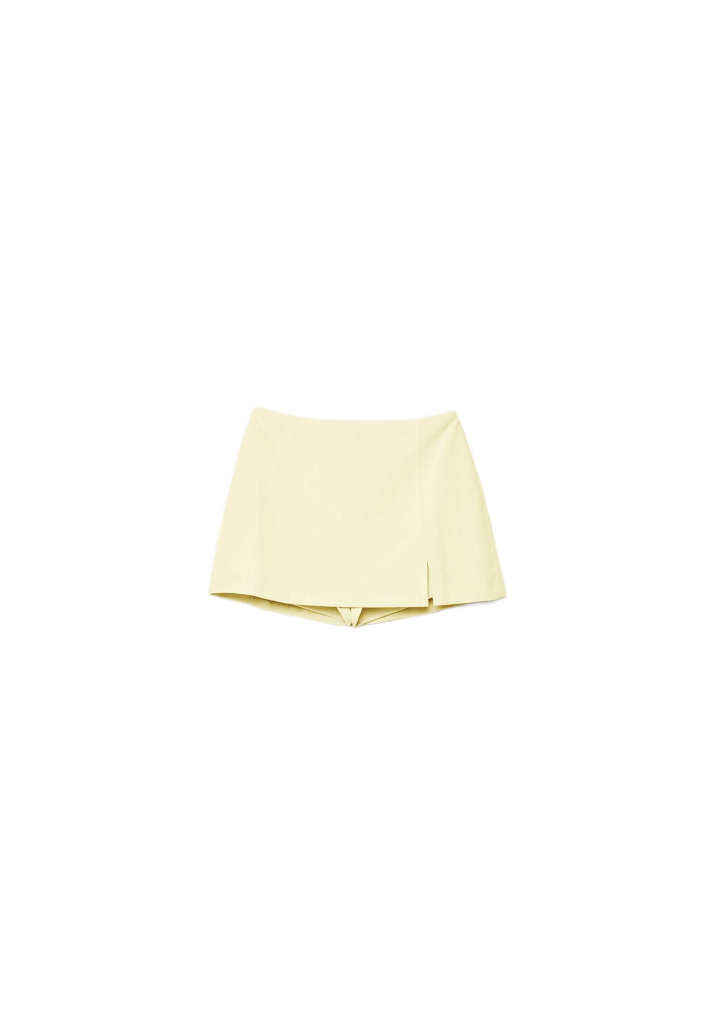 Yan yırtmaçlı şort etek - Görsel 10