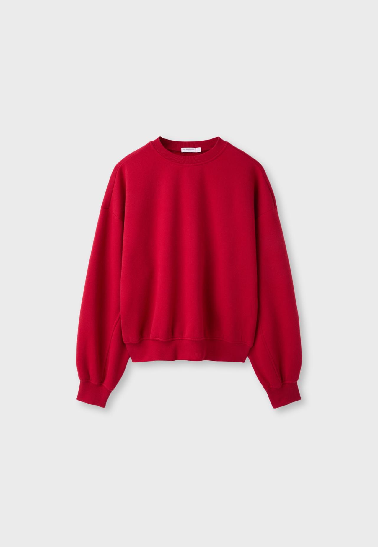 Basic sweatshirt — Red