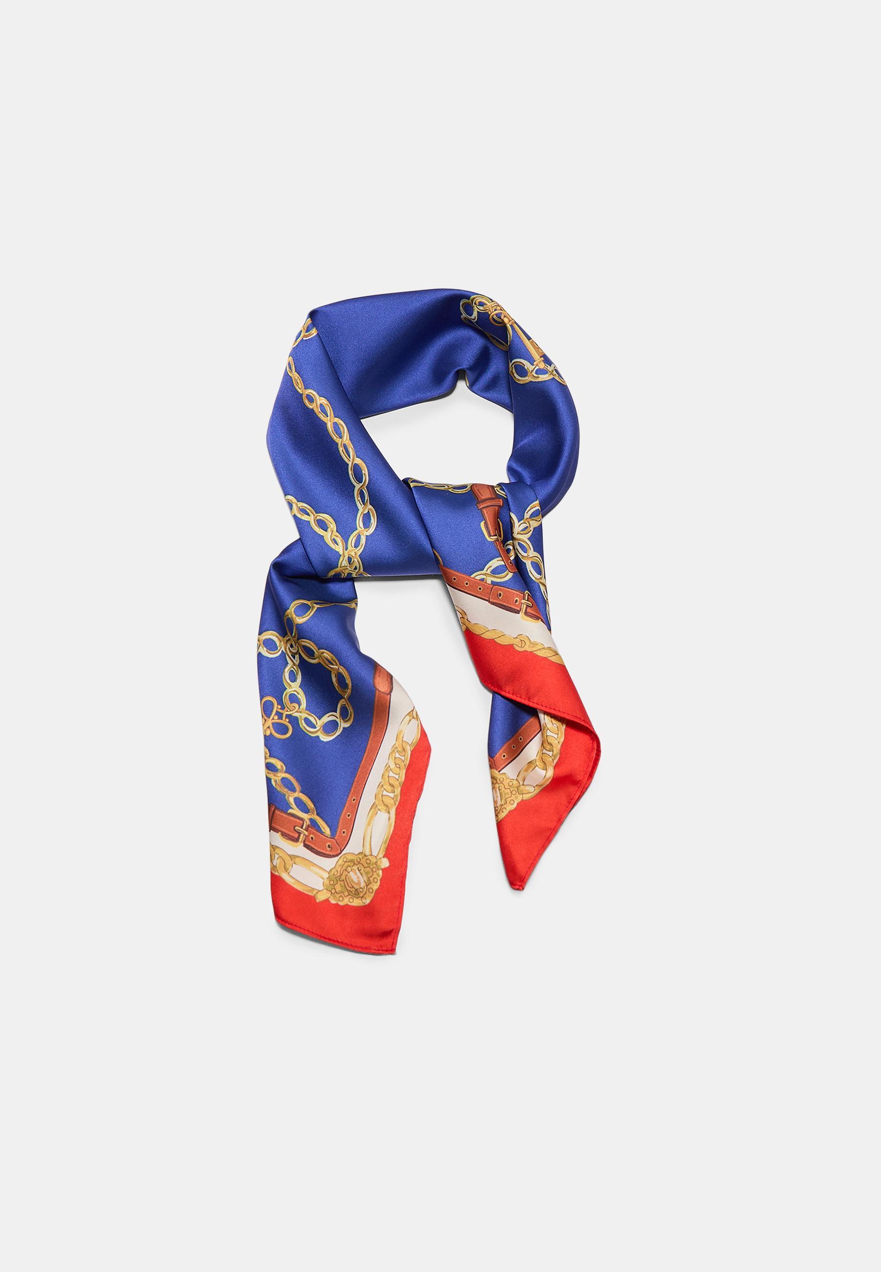 Chain scarf — Blue
