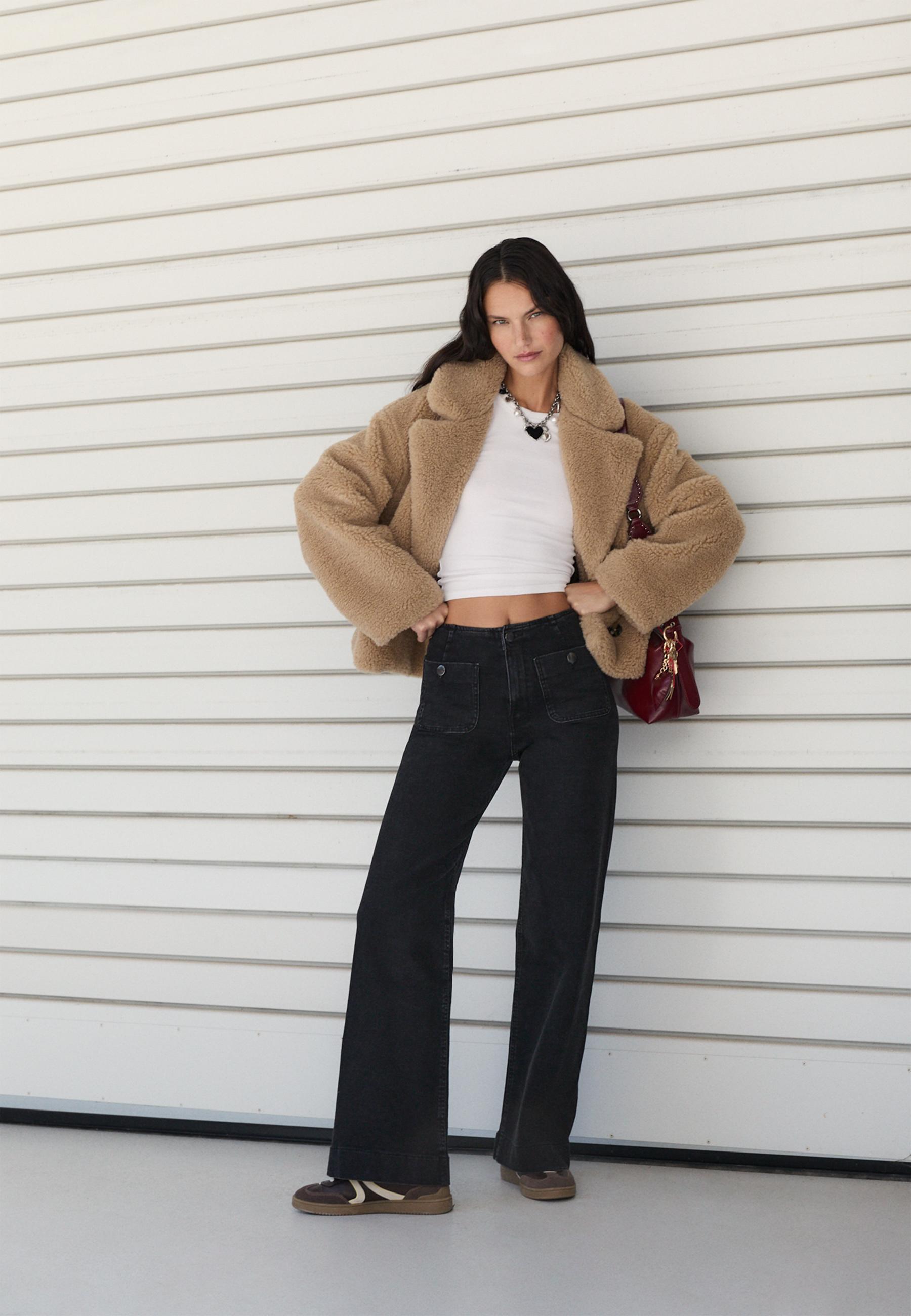 D77 Minimalist jeans with pockets — BLACK DENIM WASH
