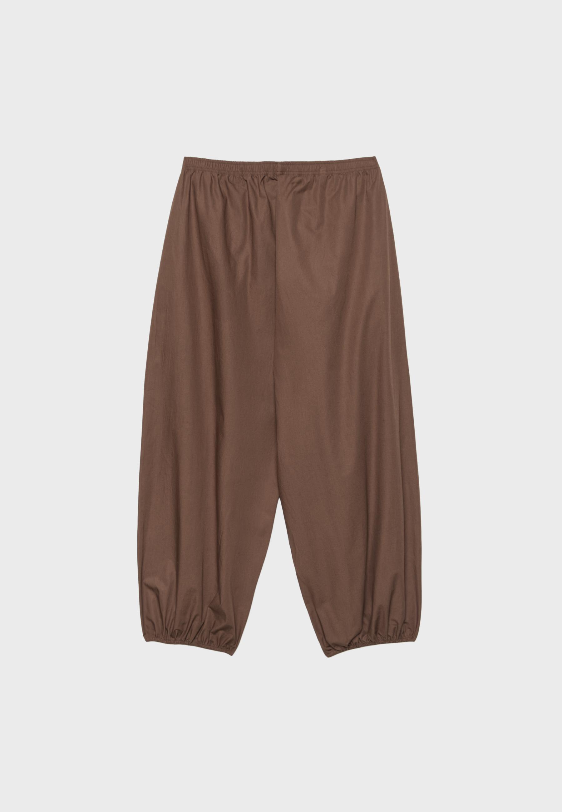 Hacimli poplin pantolon