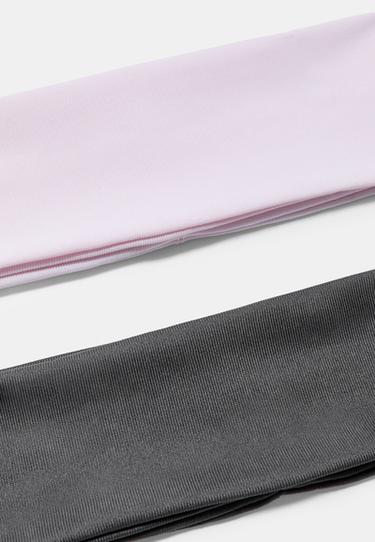 Set of 2 fur headbands — Pastel pink 5