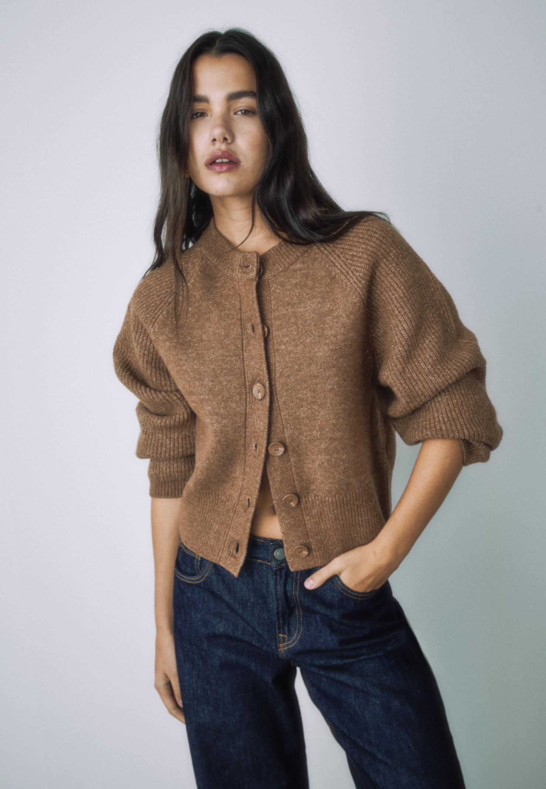 Gilet en maille à boutons