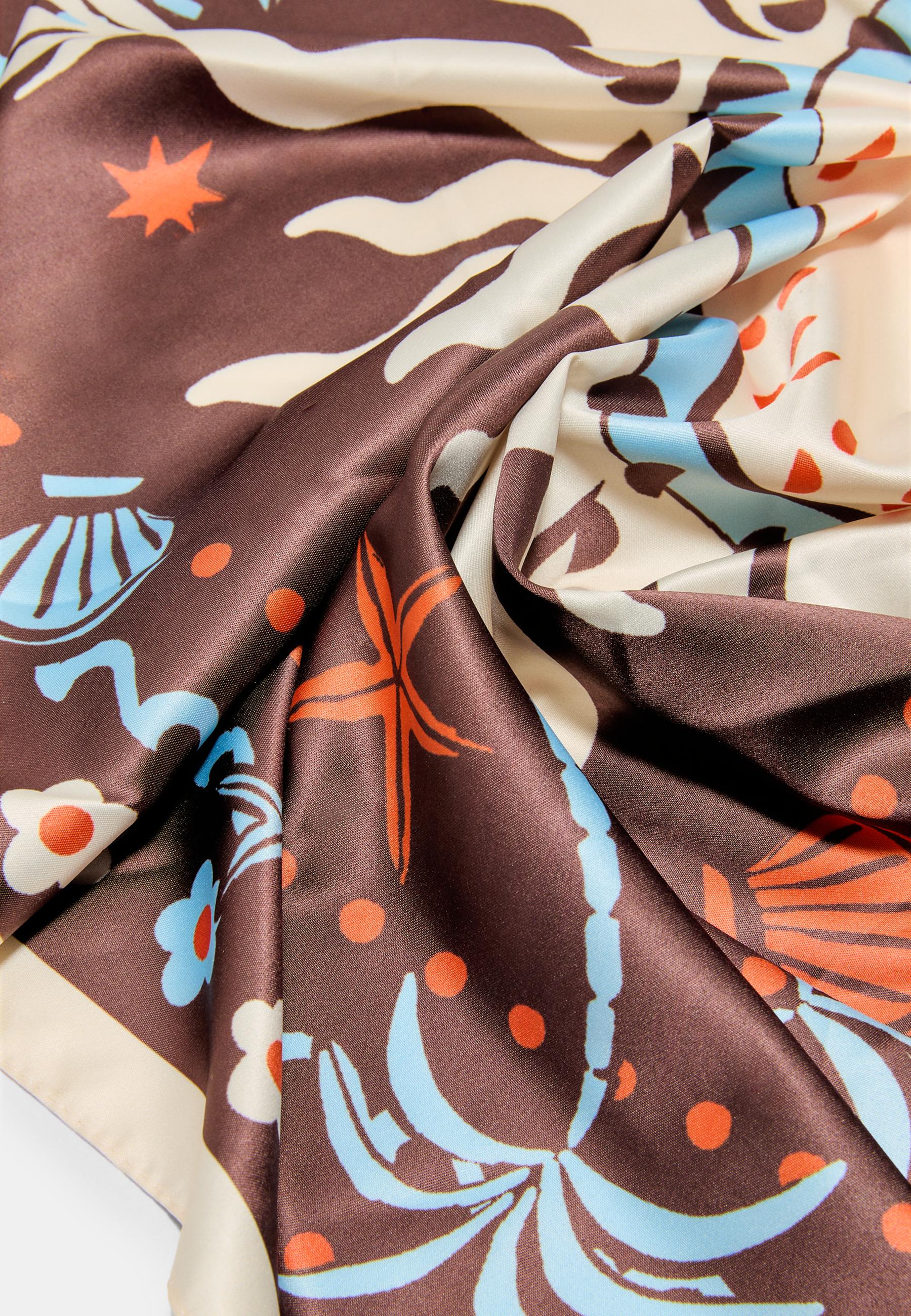 Underwater scarf — Brown