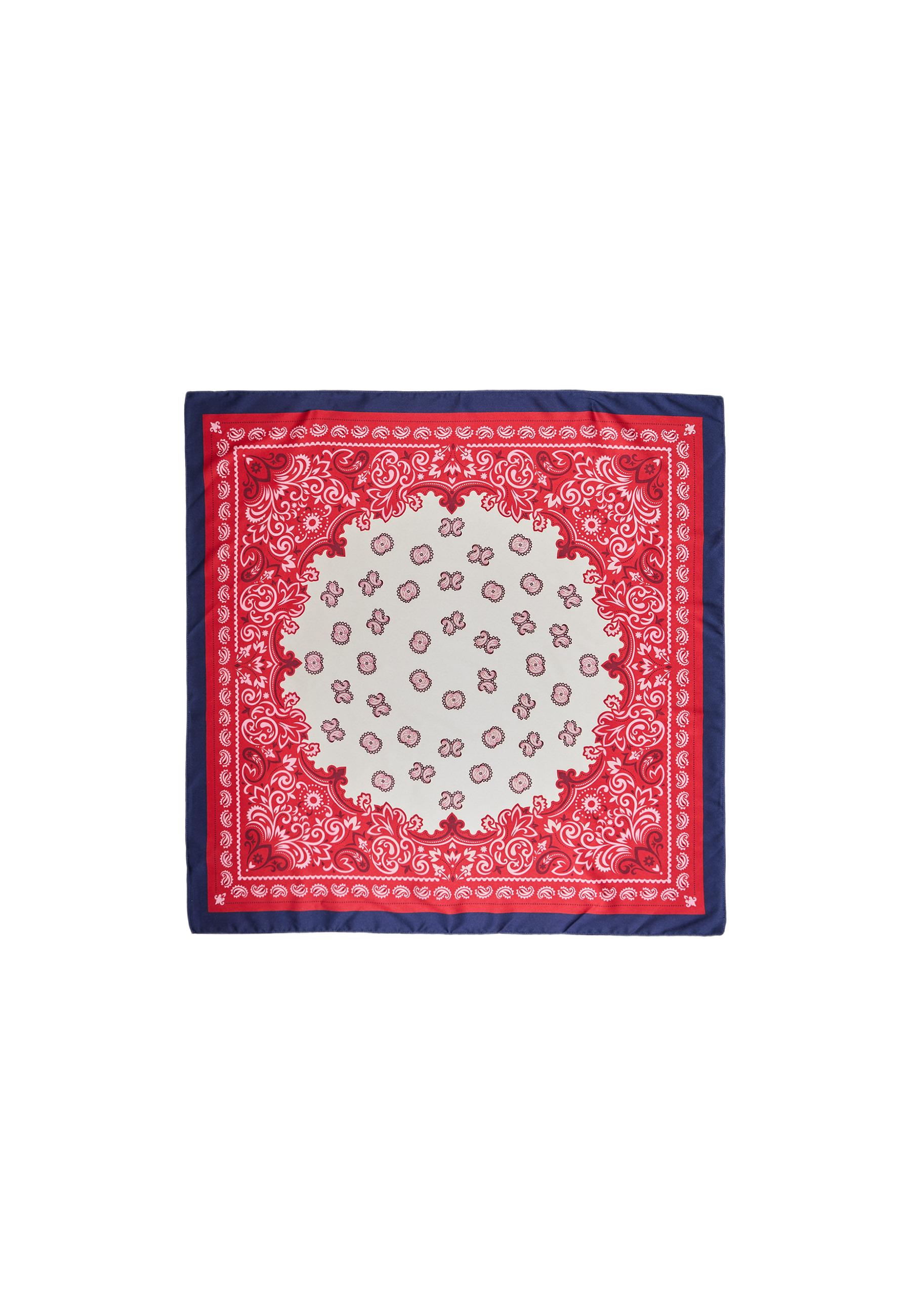 Paisley scarf — Red