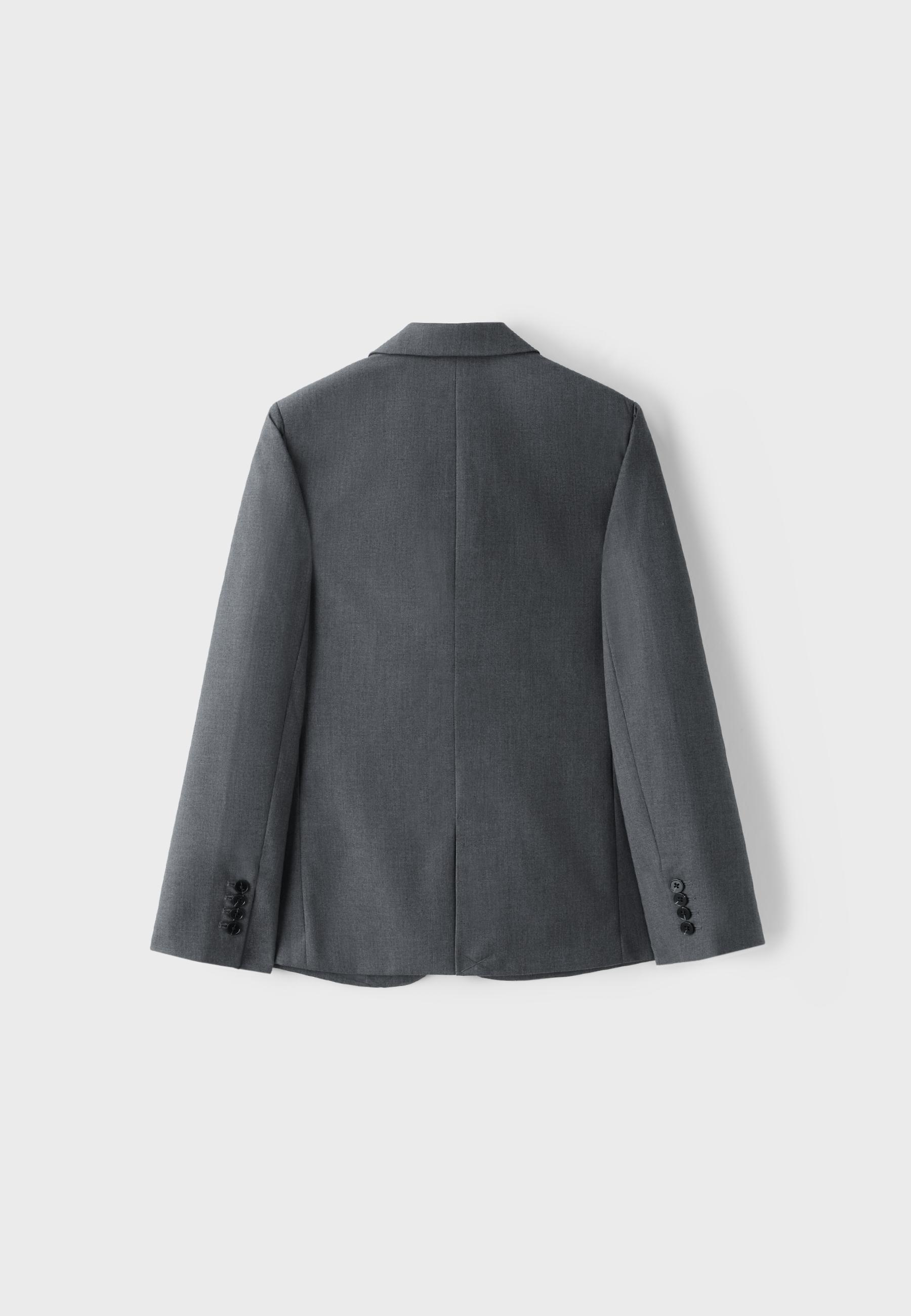 Button blazer — Dark grey