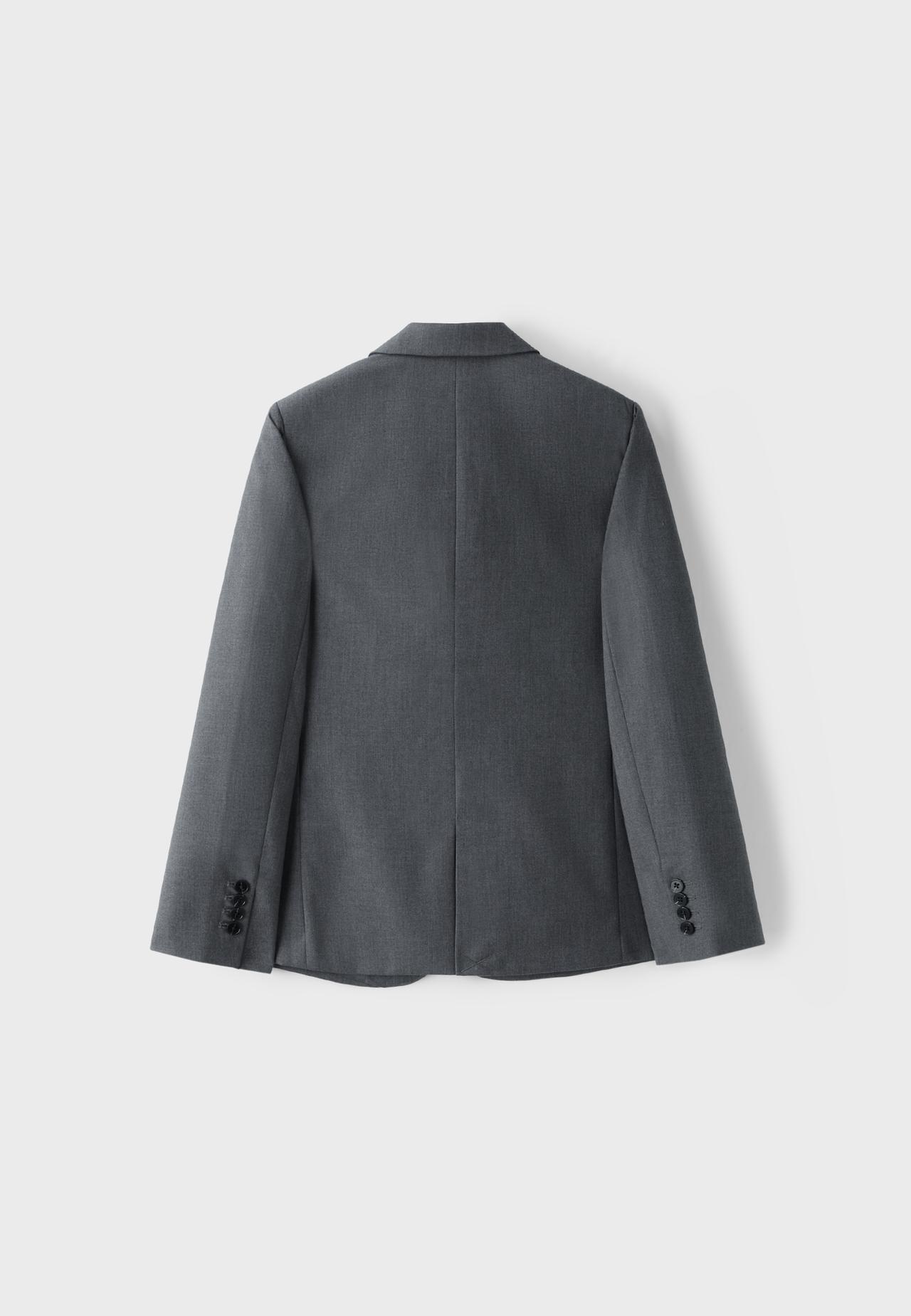 Button blazer — Dark grey