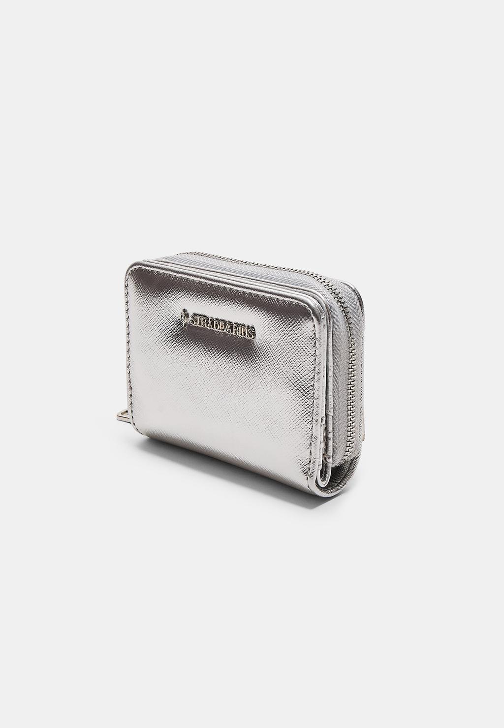 Monedero rectangular brillo