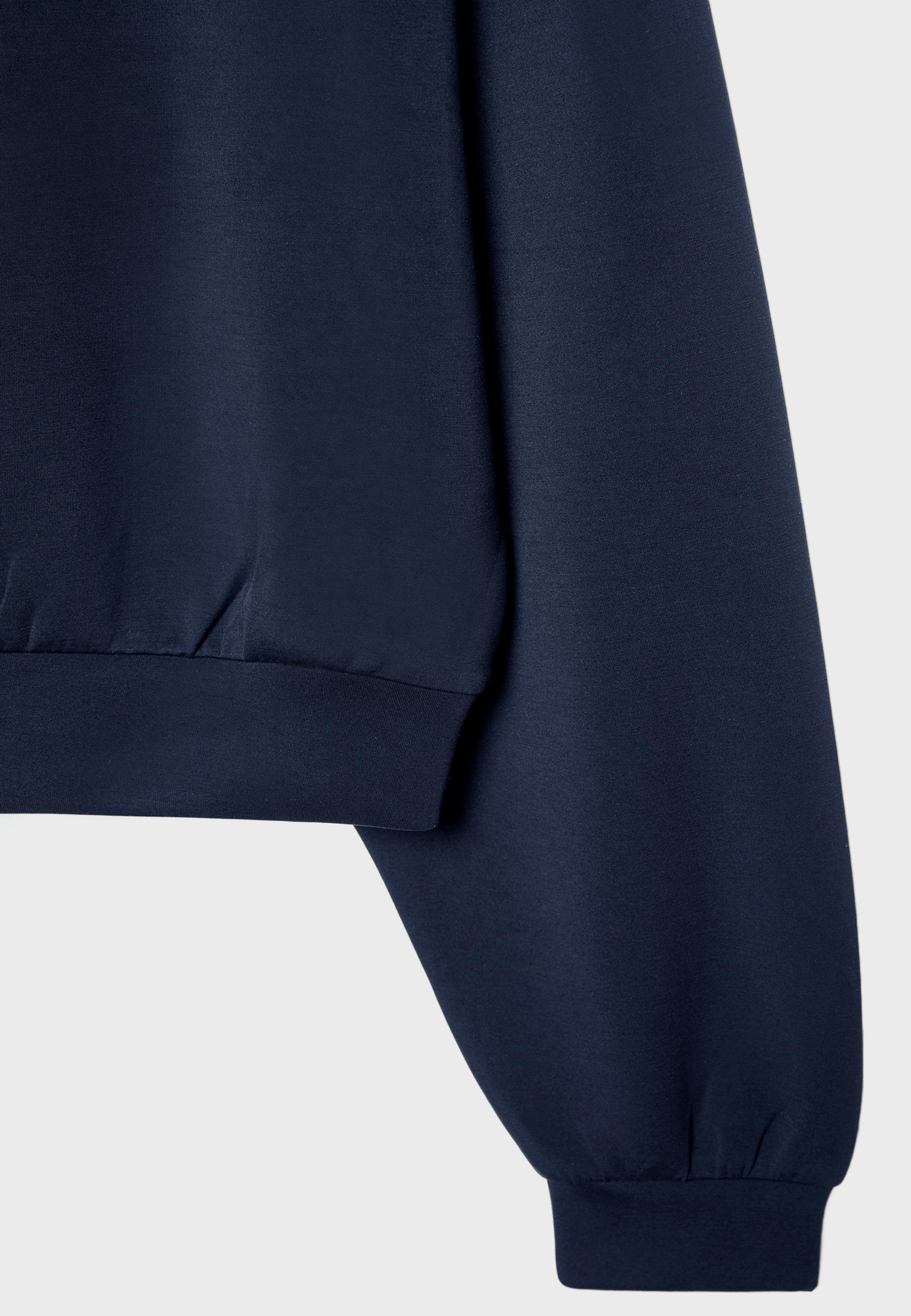 Yumuşak dokulu yarasa kollu sweatshirt - Görsel 8