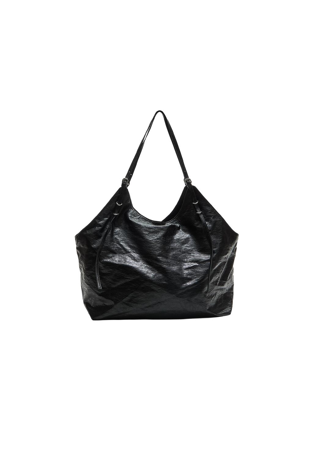 Borsa shopper con anelli