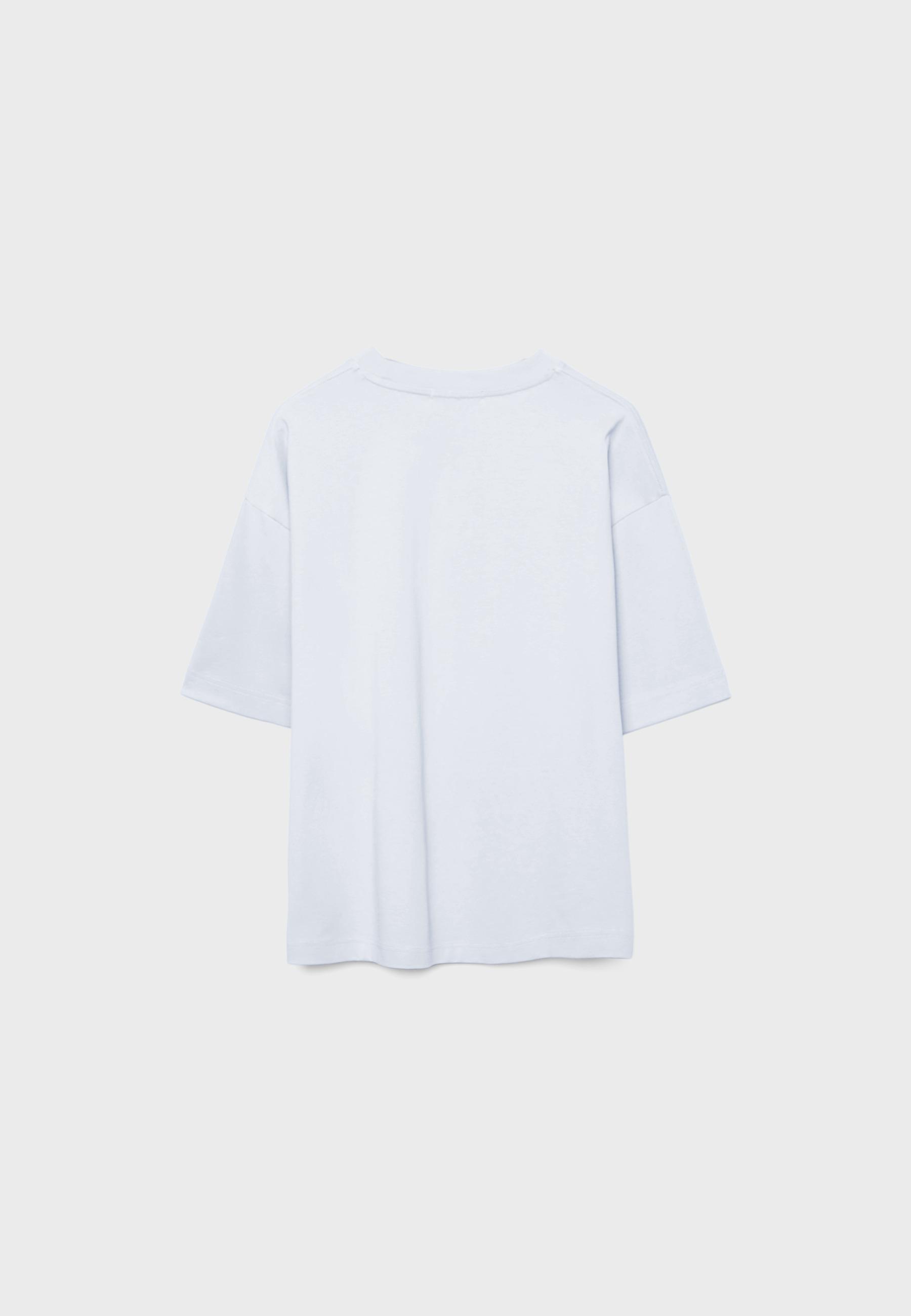 Oversize short sleeve T-shirt — White
