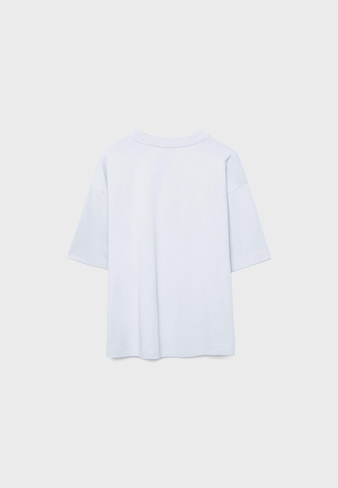 Oversize short sleeve T-shirt — White