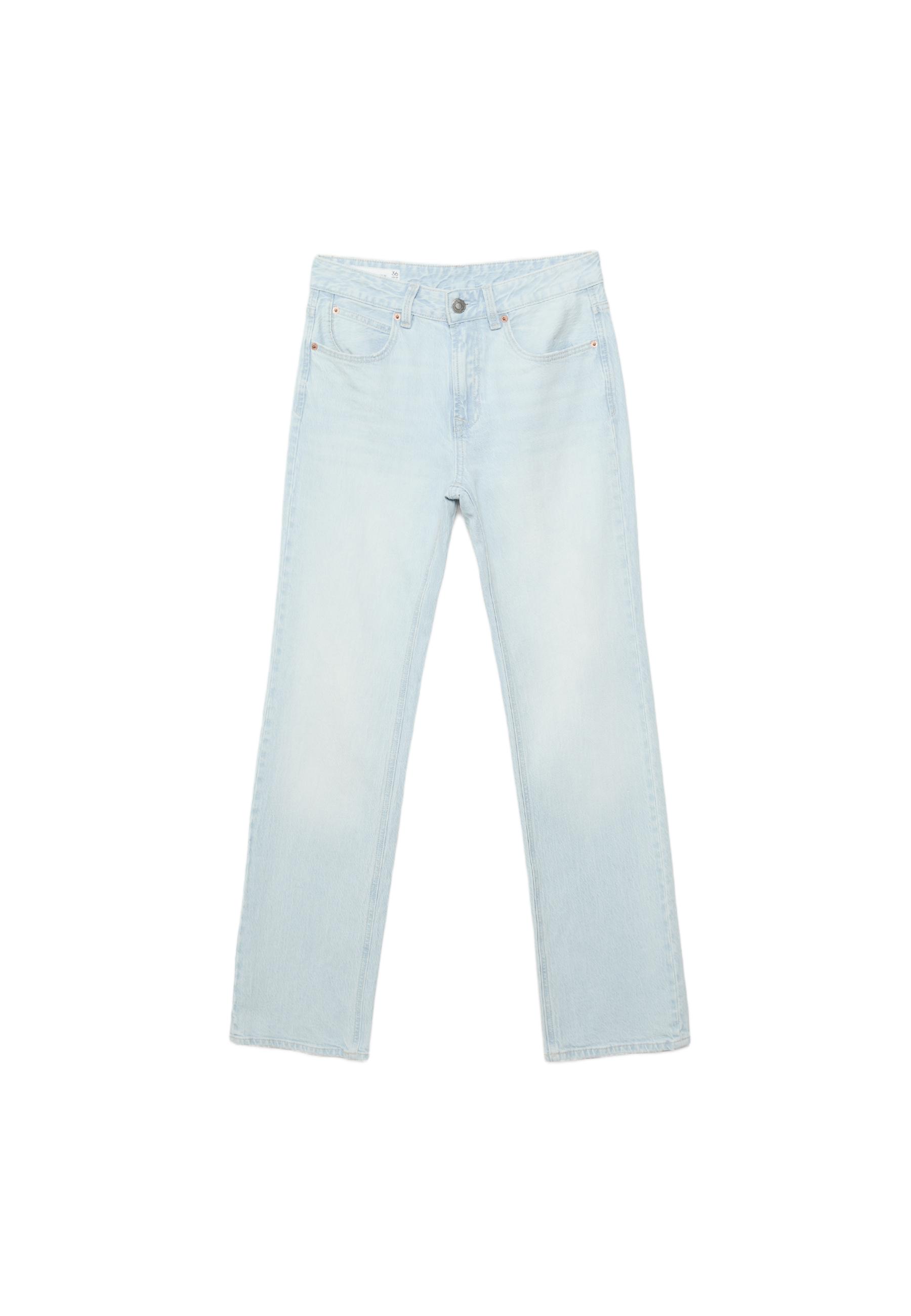 D98 vintage effect straight-leg jeans — LIGHT BLEACH