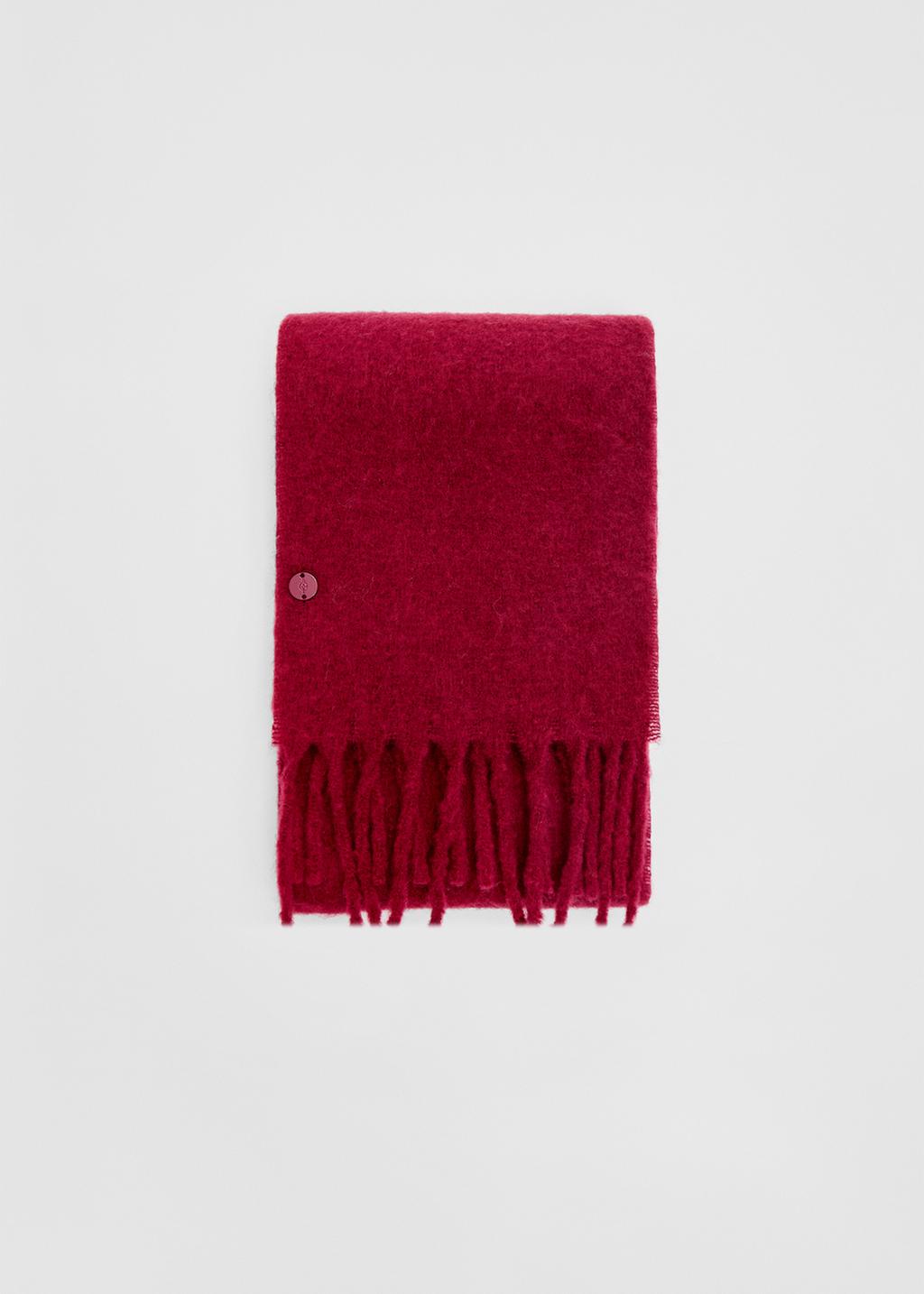 Solid-coloured scarf