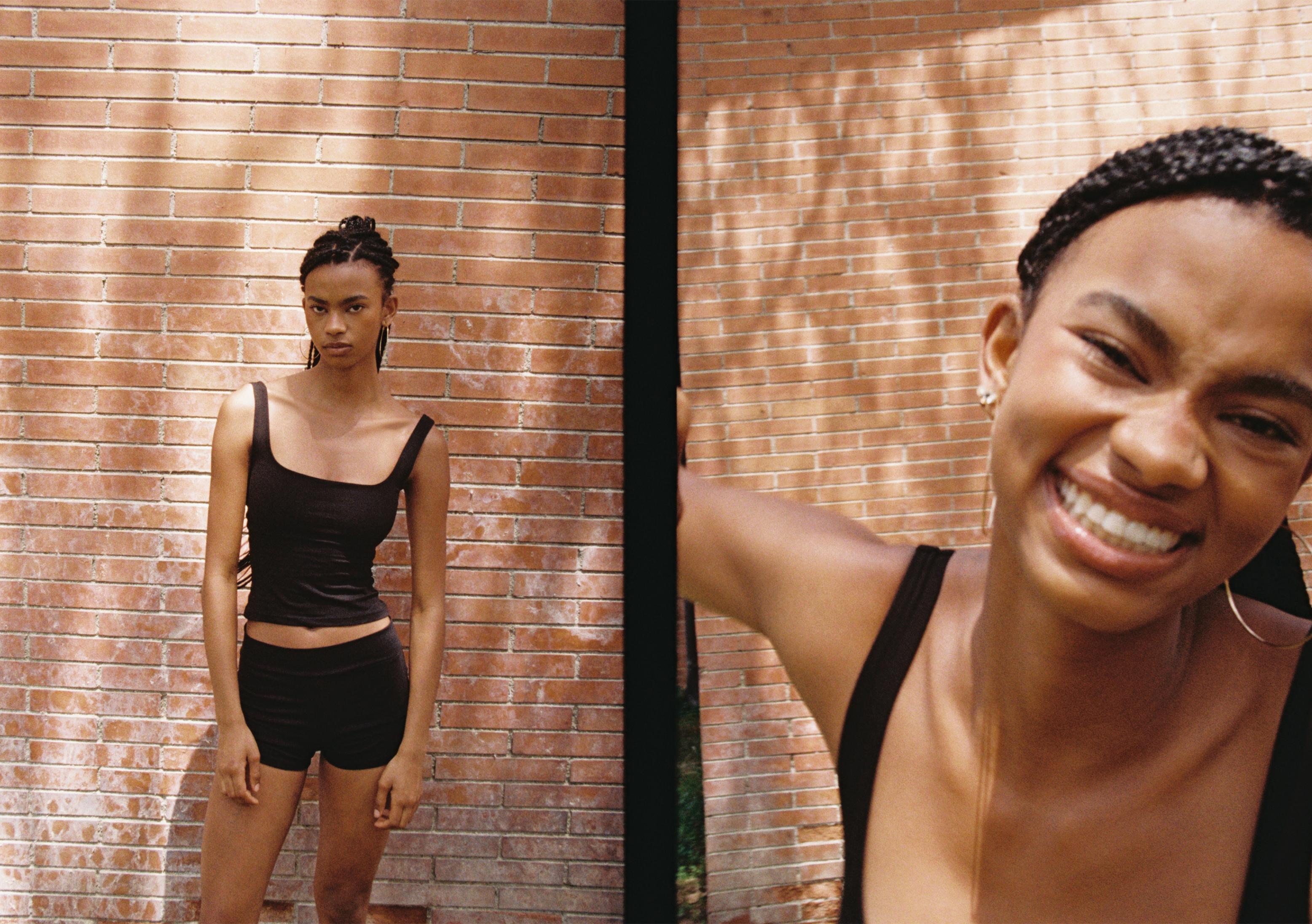 Mini shorts — Black