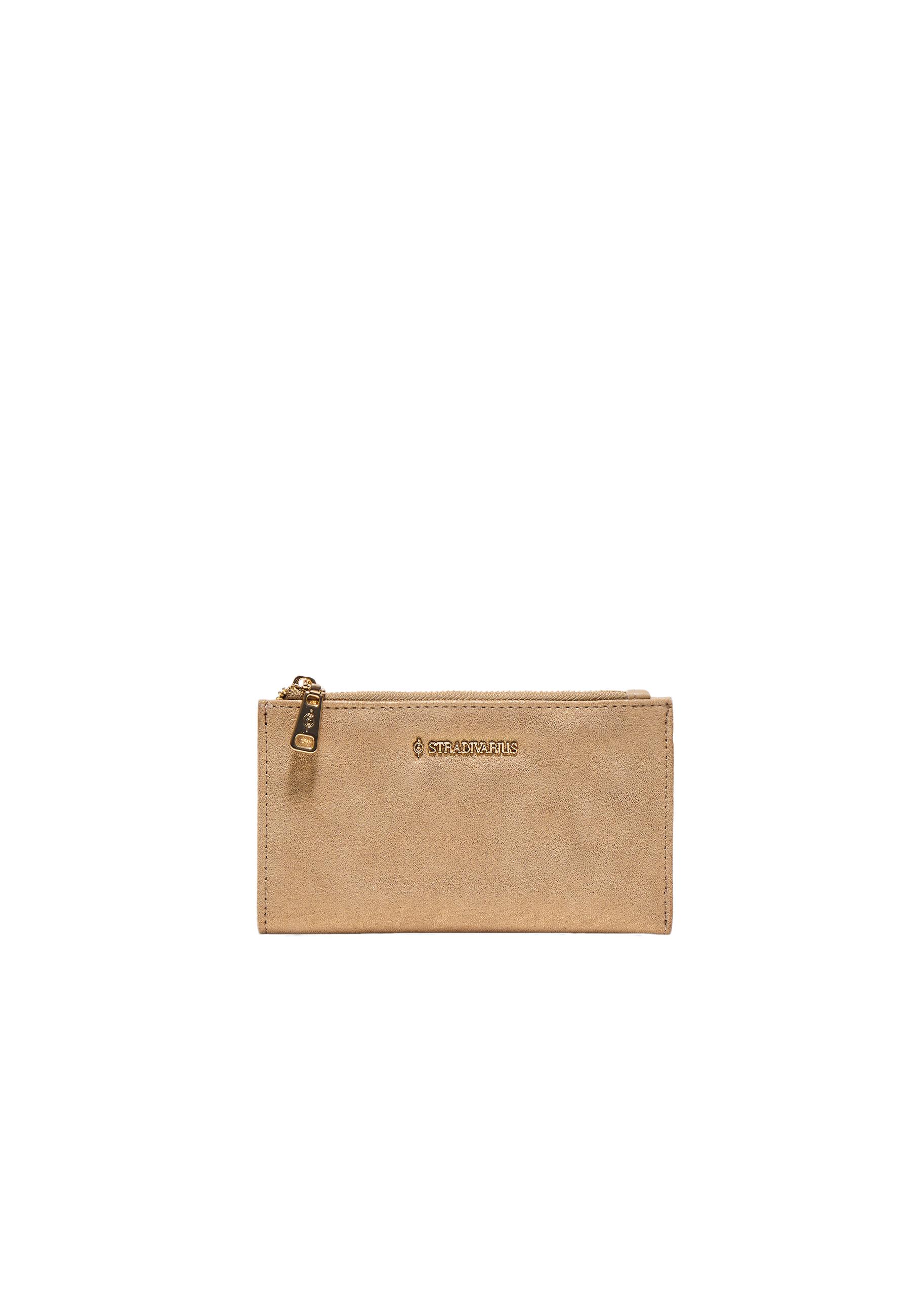 Basic zip-up purse — Yellow