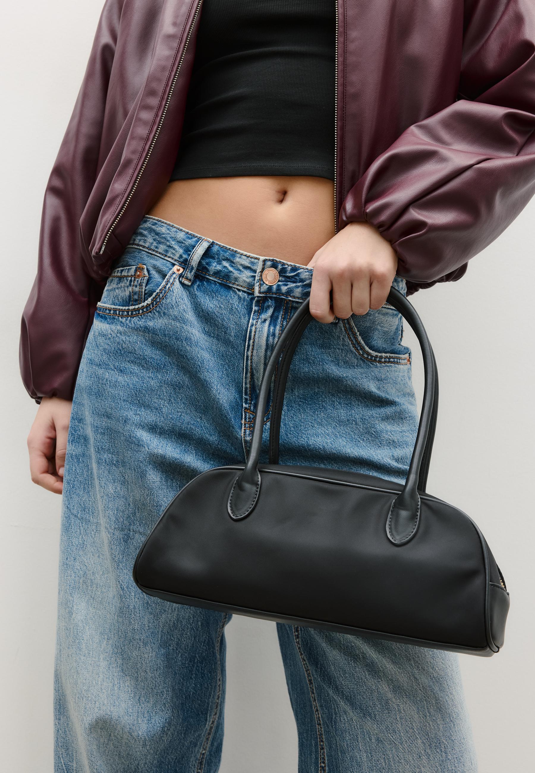 Nylon bowling bag — Black