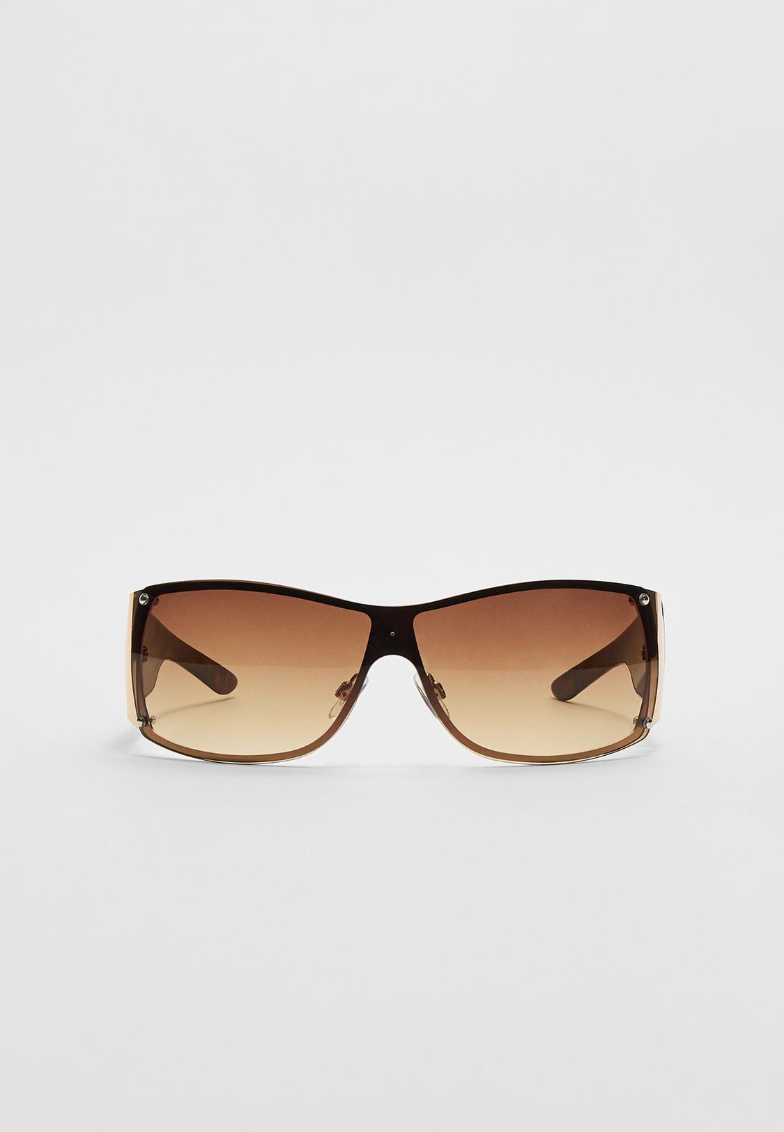 Lunettes De Soleil S-LINE Marron Fumé | Verres Gris Catégorie 3 UV400 - Branches Droites Sport