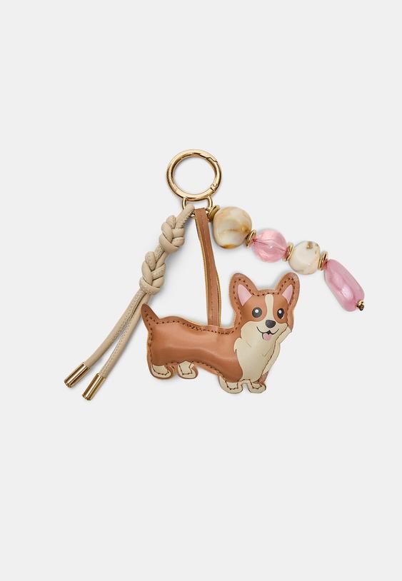 portachiavi charm cane corgi