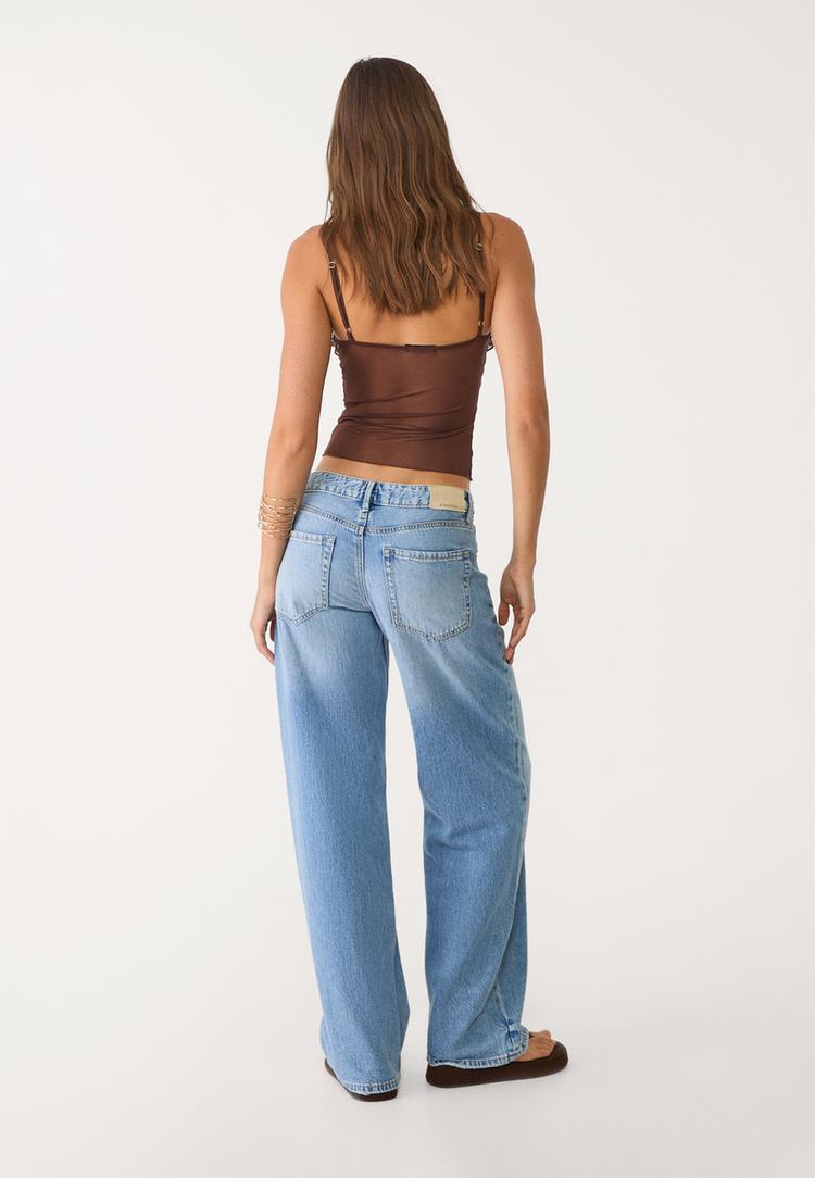 d91 jeans low wide leg