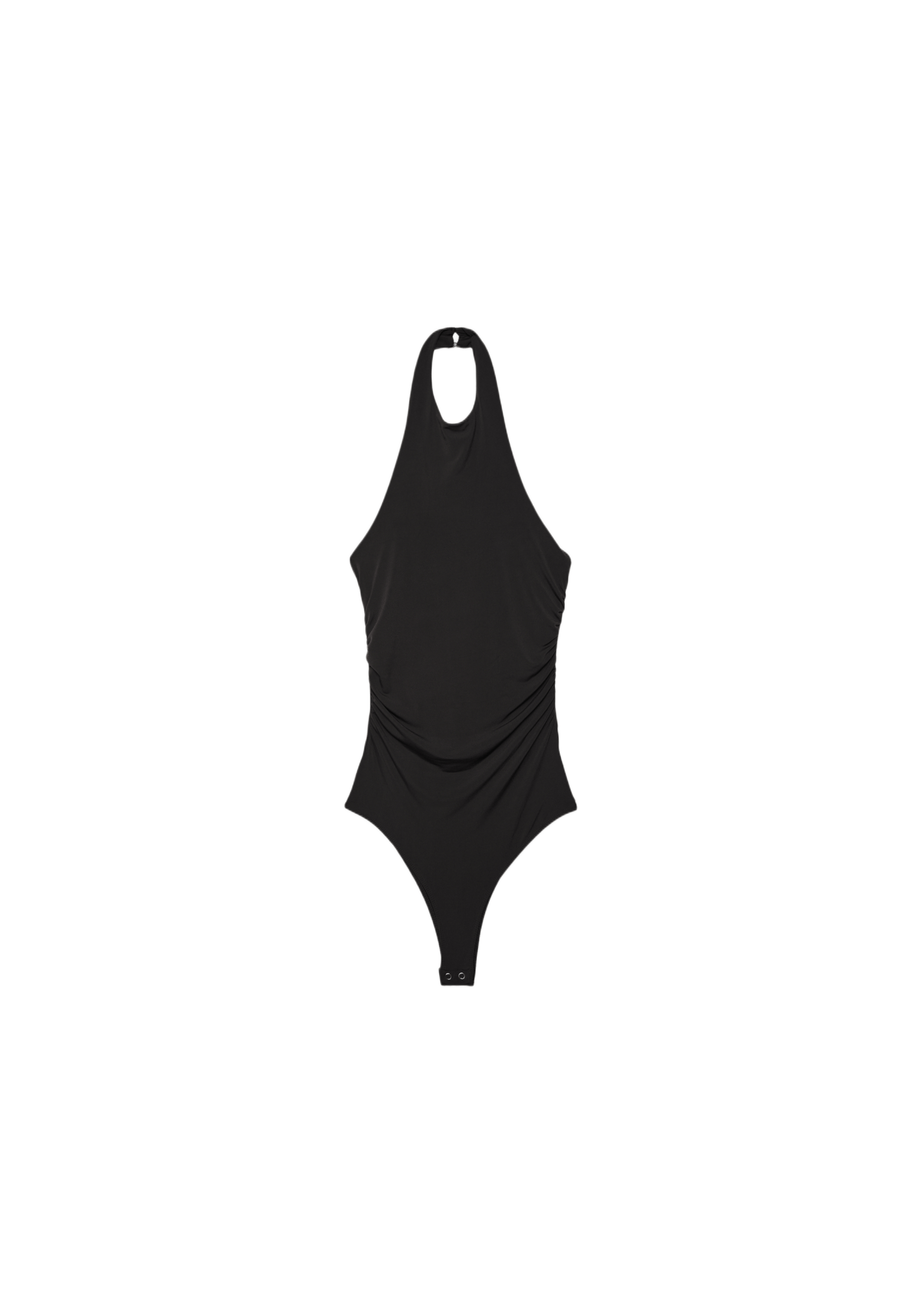 Halterneck bodysuit — Black