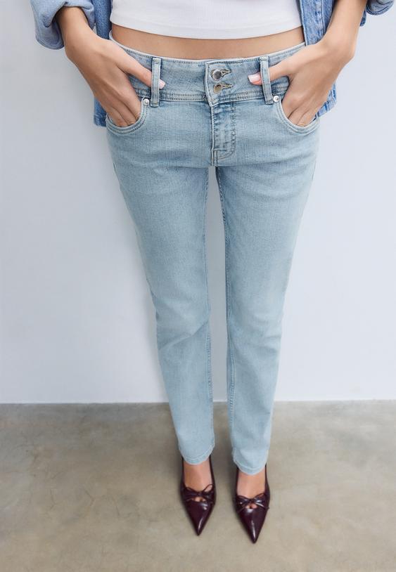 jean slim taille basse