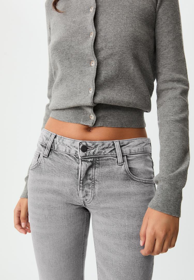 jeans bootcut fit low waist