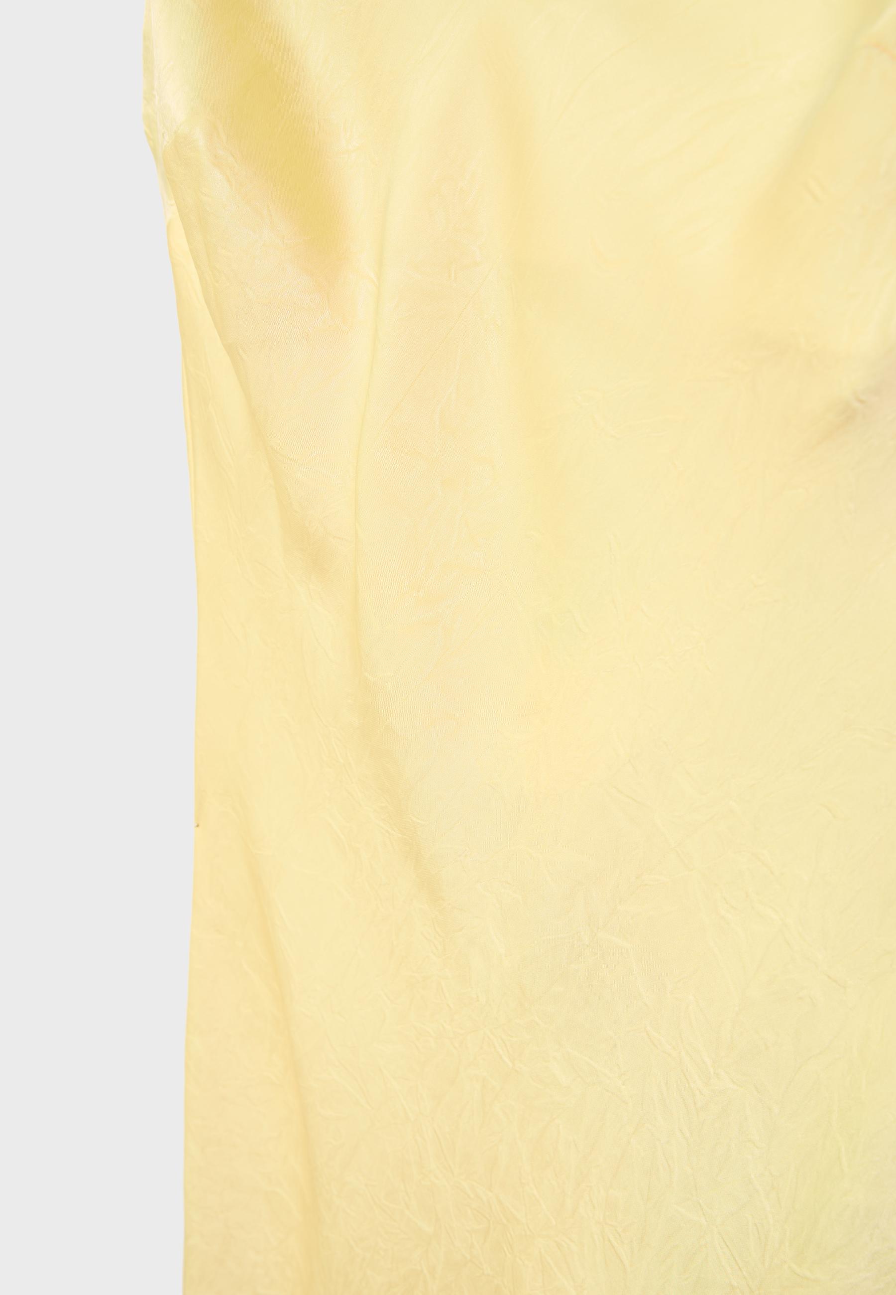 Satin midi dress — Gold