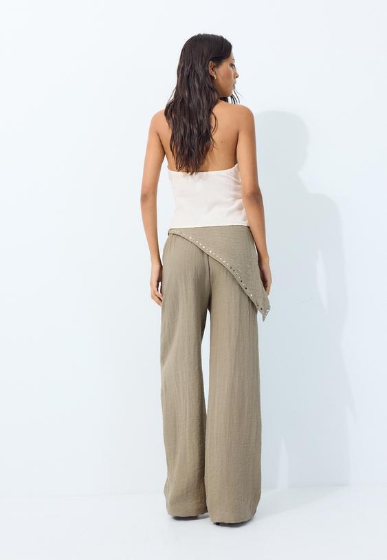 flowing scarf trousers