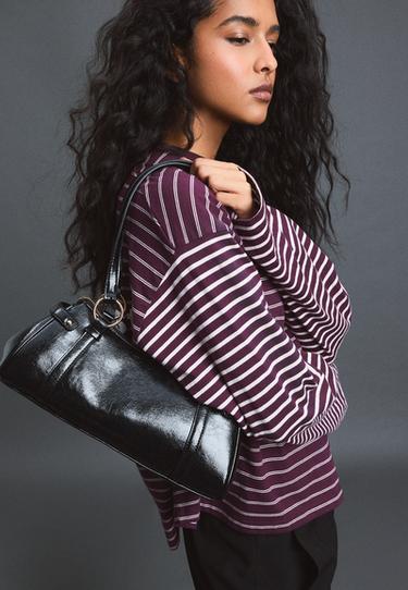 Retro shoulder bag — Black 4