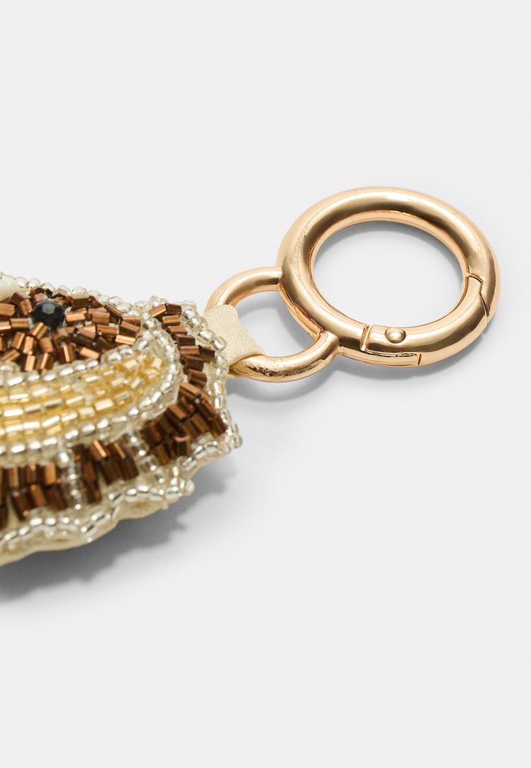 Stradivarius Μπρελόκ Γούρι Ιππόκαμπος Χρυσαφί Os φωτογραφία